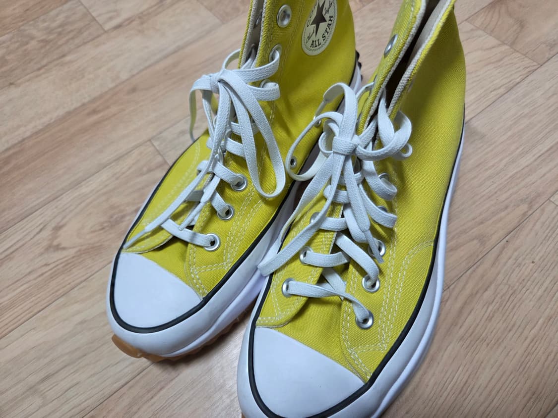 컨버스 런스타 하이크 비터레몬 260 팝니다 상품이미지2