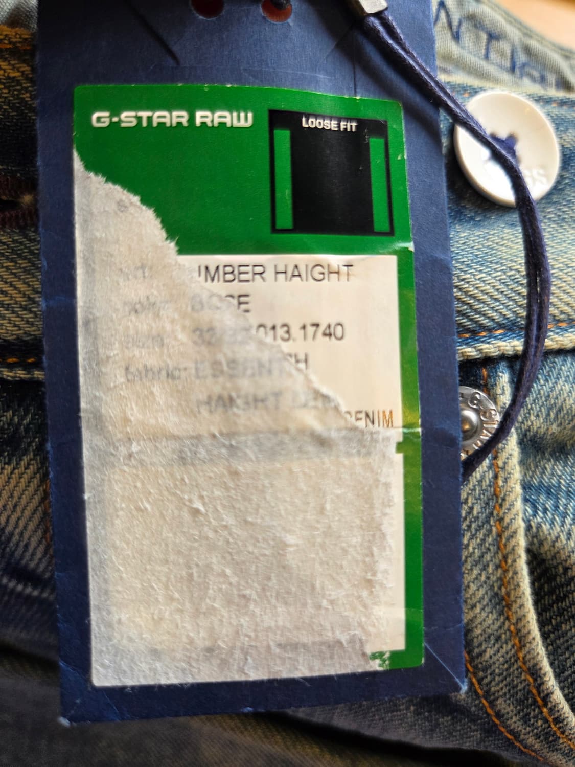 G-STAR 데님 워싱 청바지(W33/L32) 상품이미지8