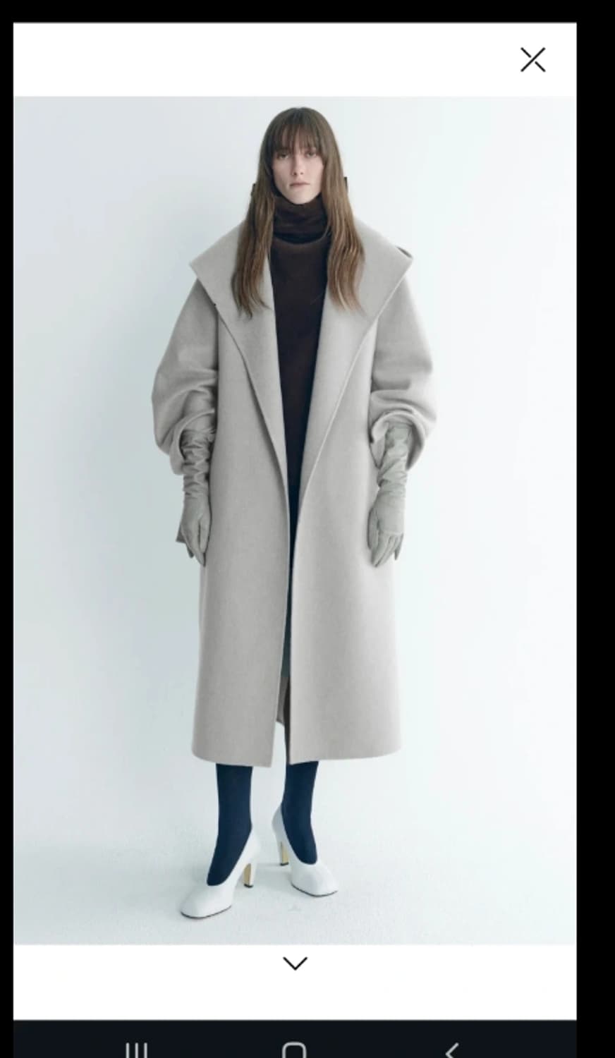 타임 TIME 후드 벨티드 후드 코트 F사이즈 상품이미지2