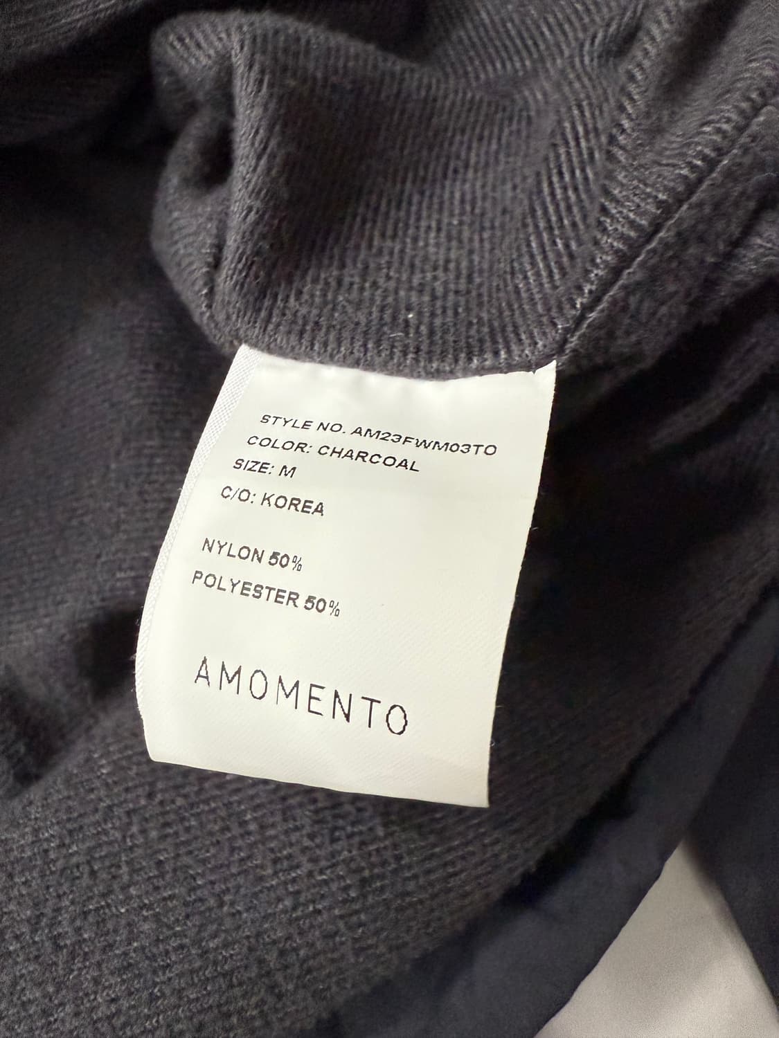 아모멘토 23fw 나일론 후드 아노락 M사이즈 상품이미지6