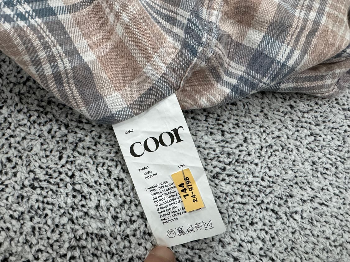 COOR 쿠어 마드라스 셔츠 상품이미지3