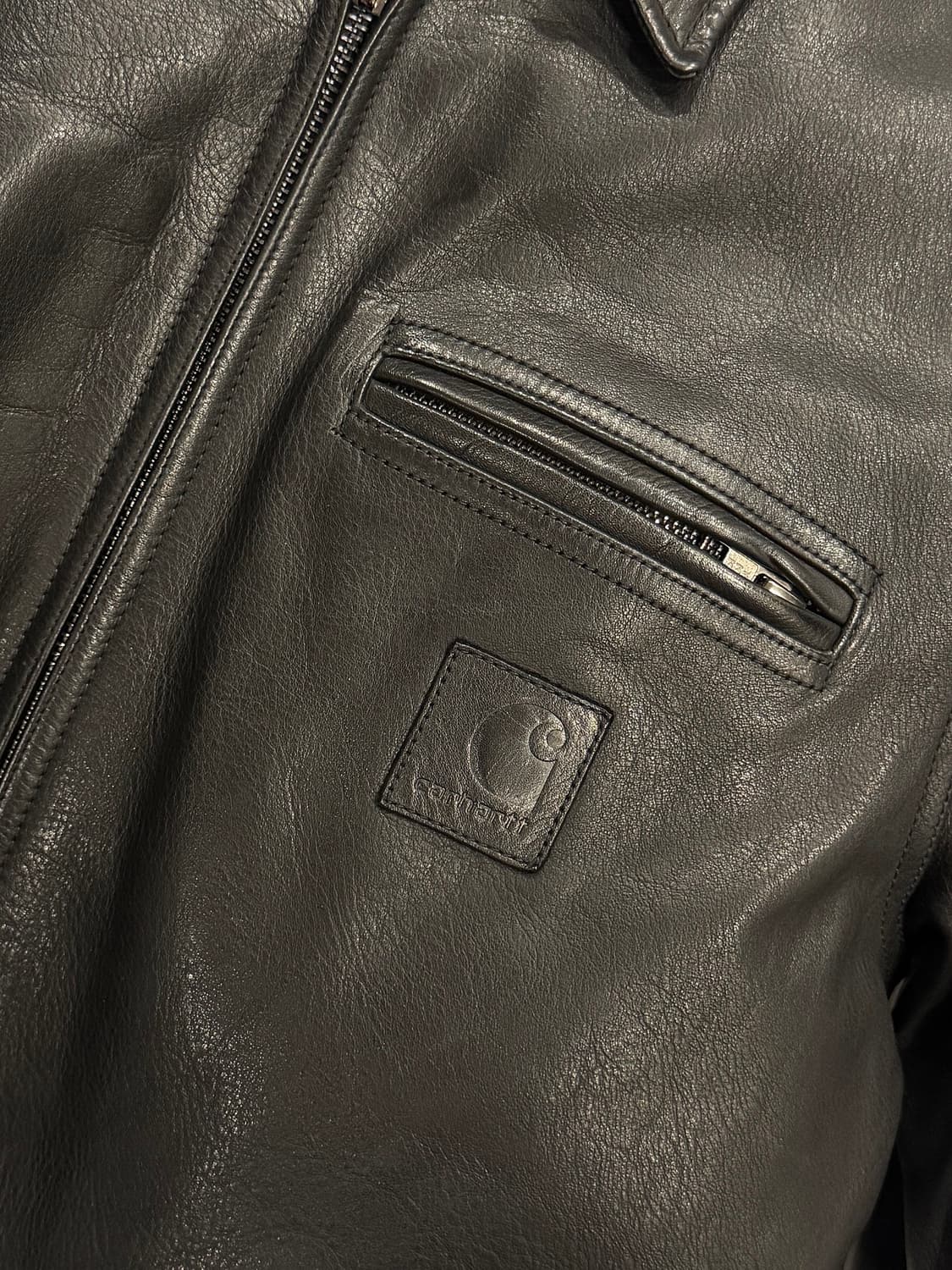 칼하트 wip 디트로이트 가죽 자켓 상품이미지2