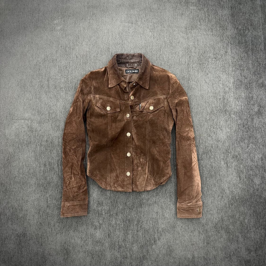 Cecil Mcbee suede trucker  jacket  상품이미지3
