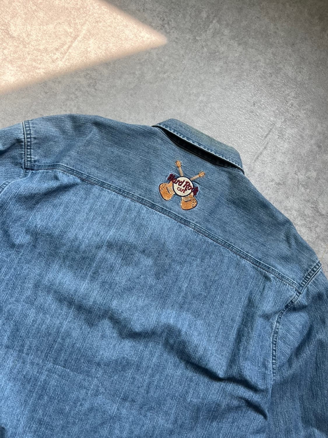 XL) 하드락카페 데님 셔츠 상품이미지7