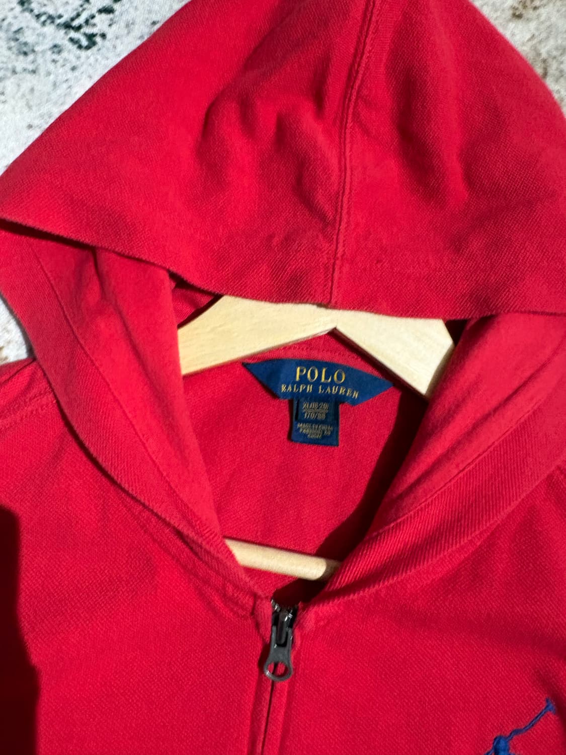 폴로 빅포니 프린팅 커스텀 후드집업  상품이미지4