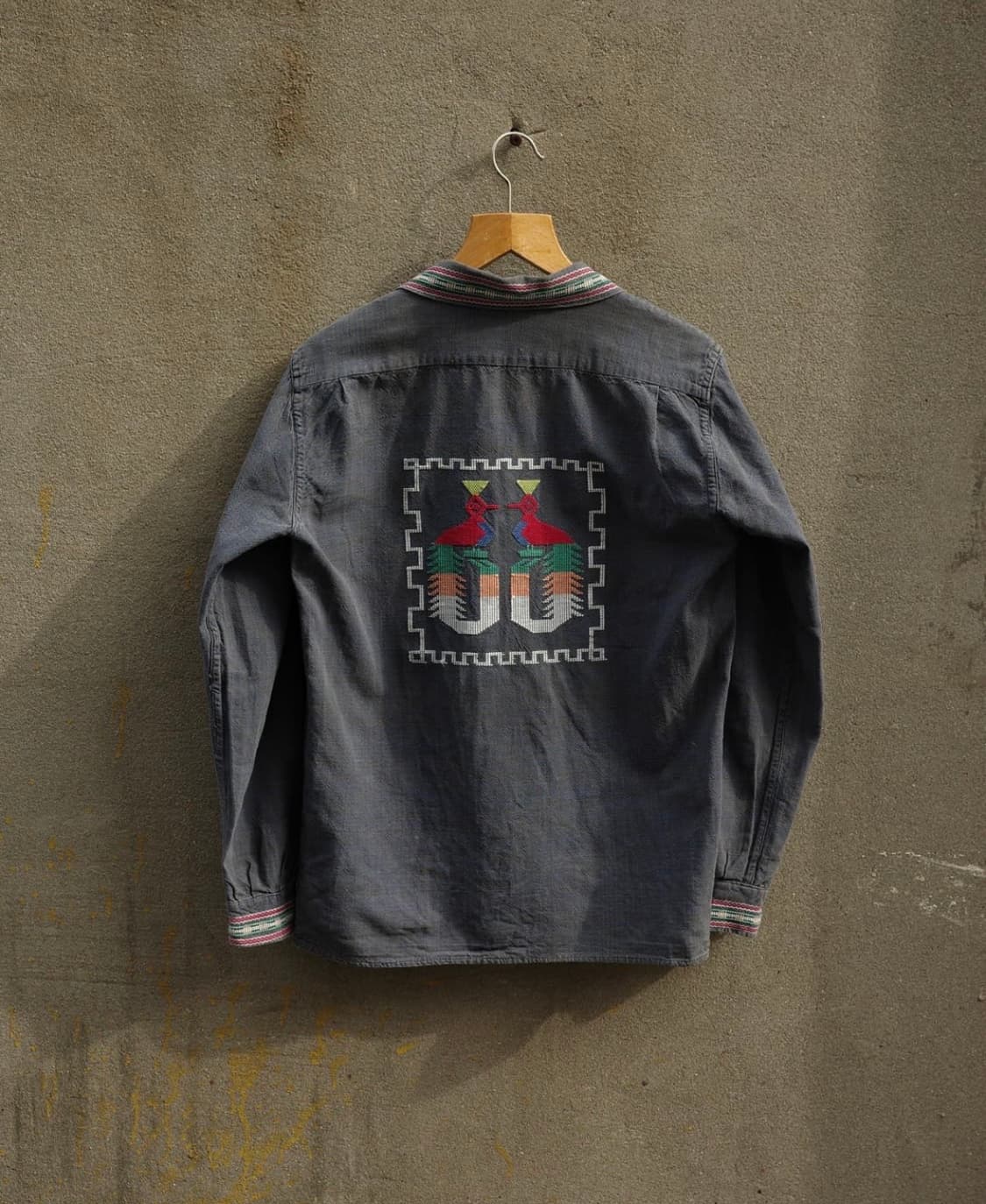 70‘s guatemala mexican 아즈텍 셔츠 상품이미지5