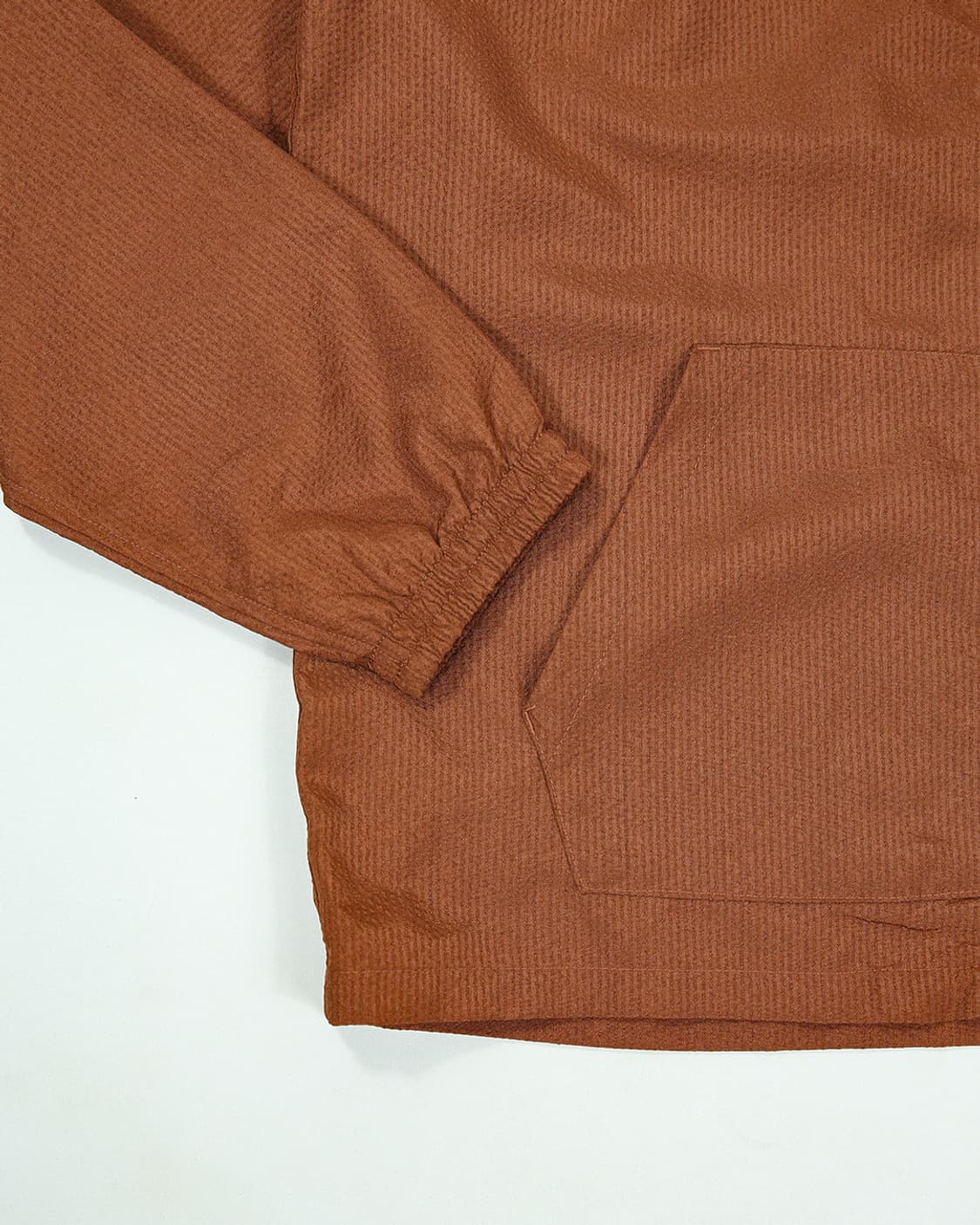 Coen Seersucker Zip Up Hoodie 상품이미지3