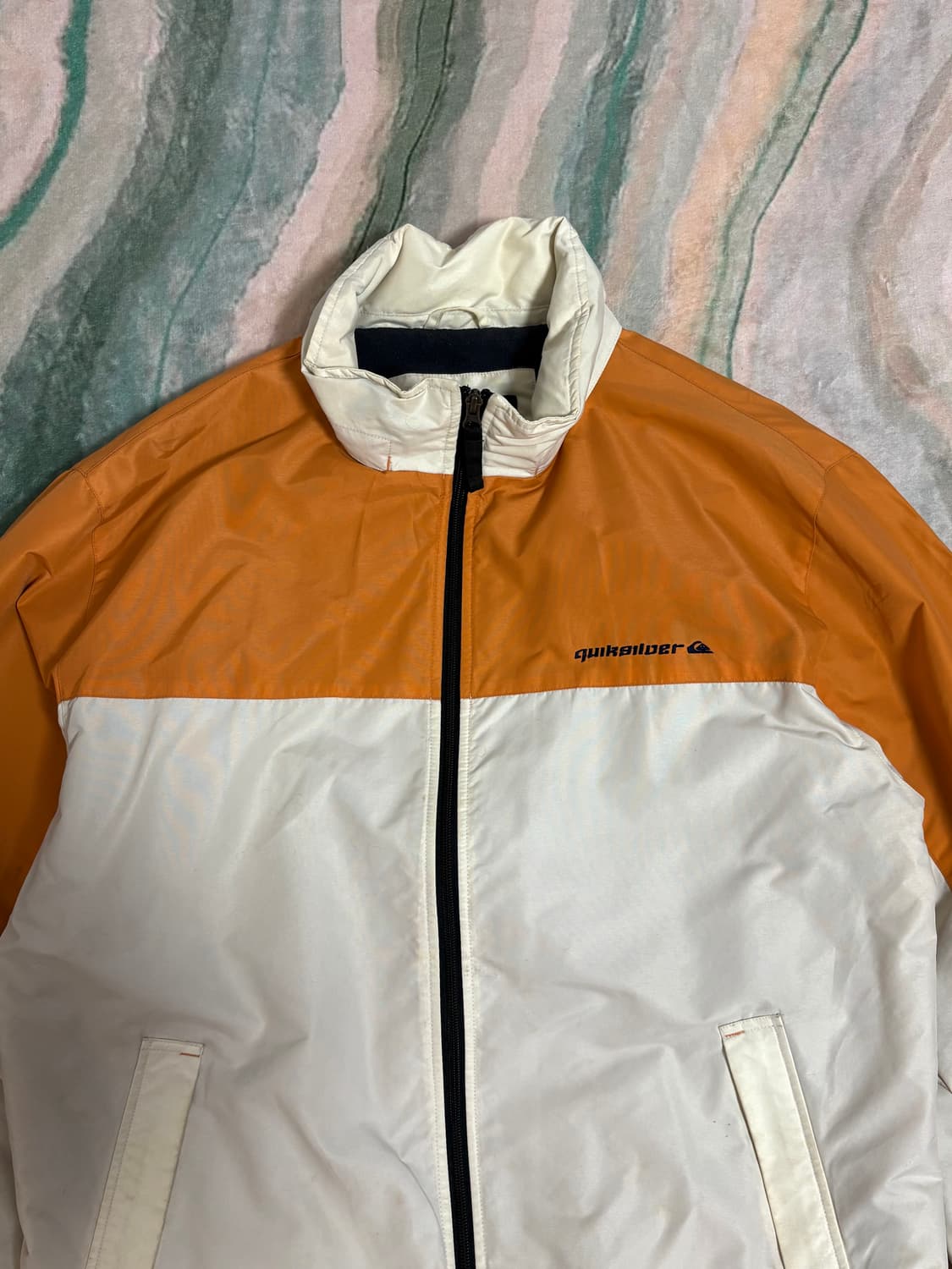 퀵실버 올드스쿨 배색 바람막이 자켓 상품이미지3