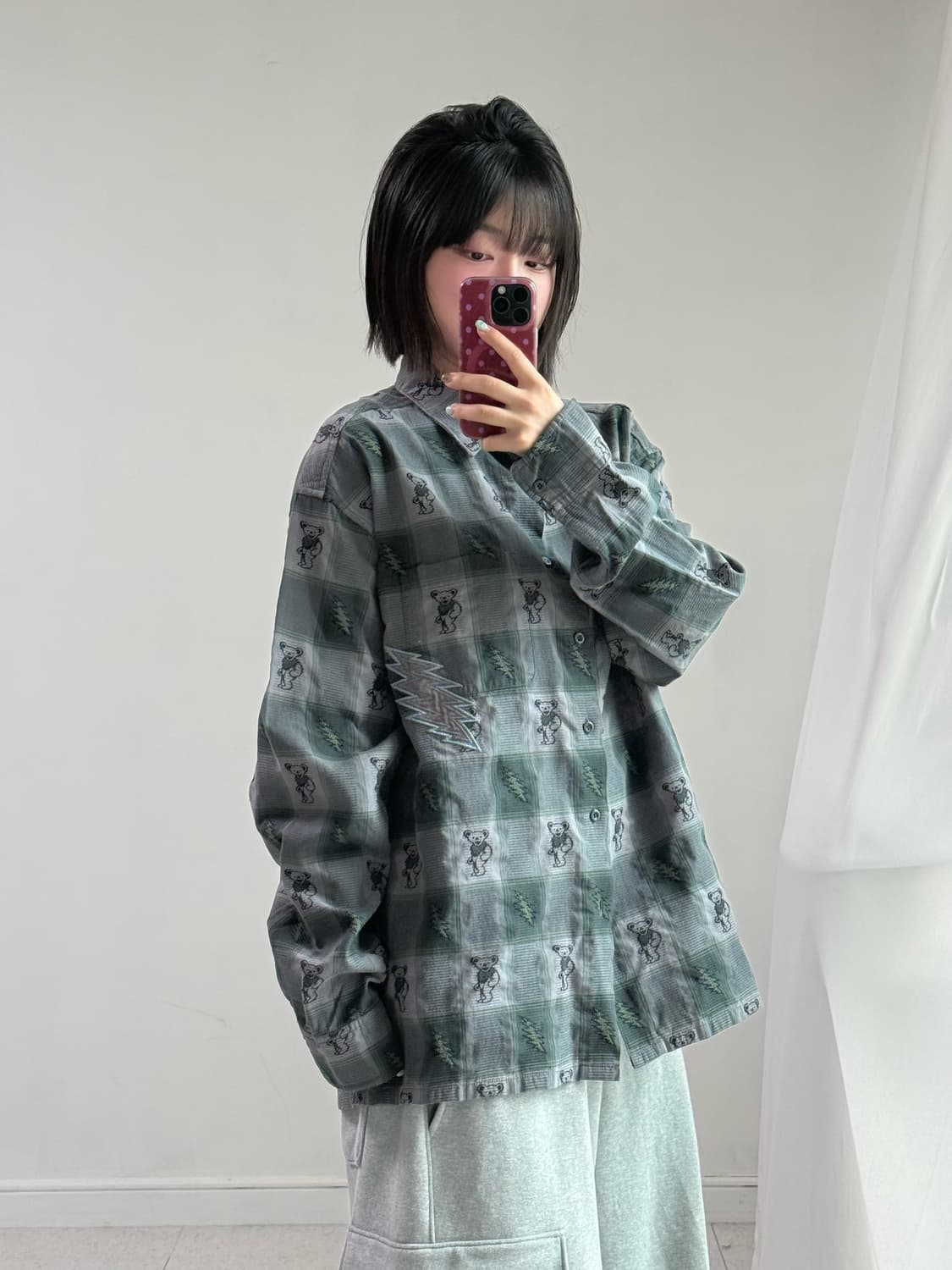 디스이즈네버댓x그레이트풀 데드 자카드 셔츠 상품이미지3