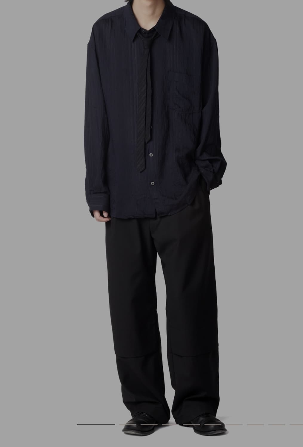 해칭룸 레이어 팬츠 v2 블랙 s 상품이미지5