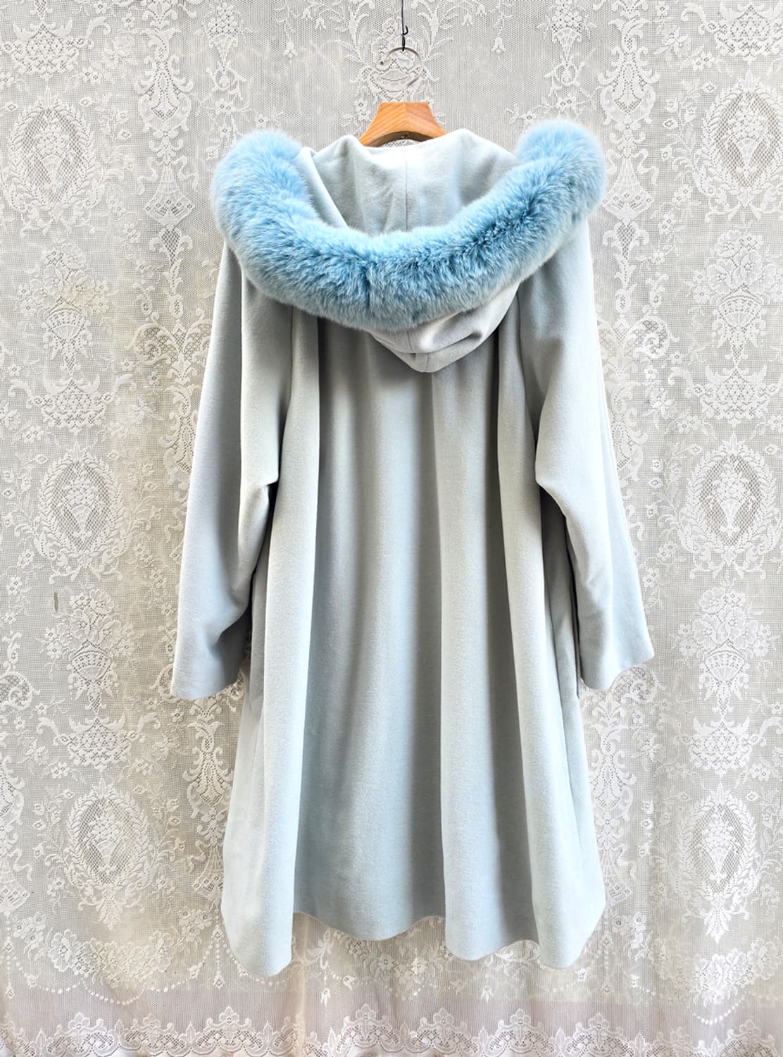 꾸레쥬 폭스퍼 앙고라 코트 상품이미지5