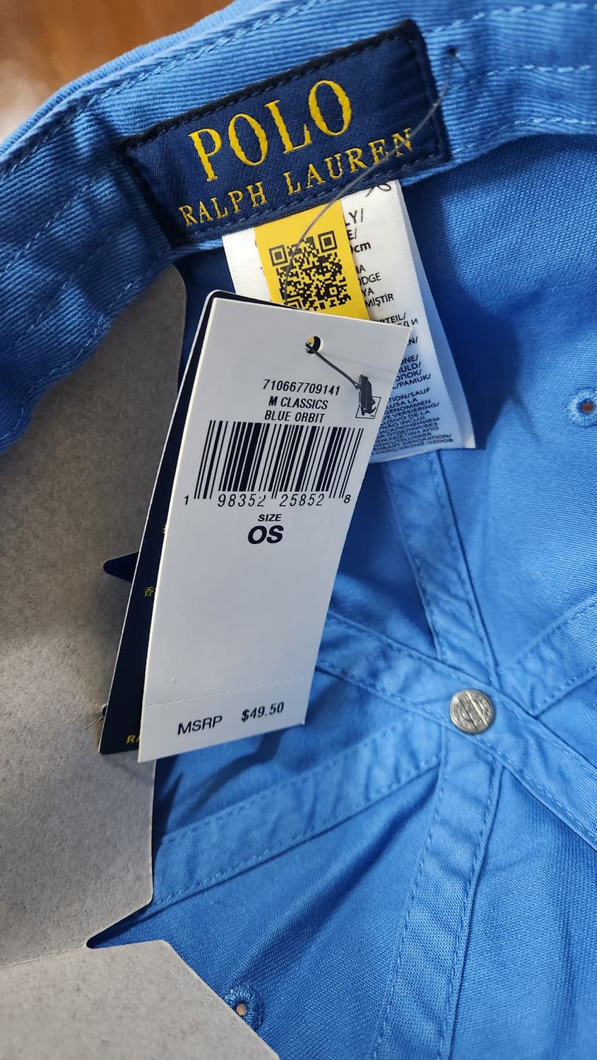 폴로 볼캡 블루 오르빗 새상품 상품이미지3