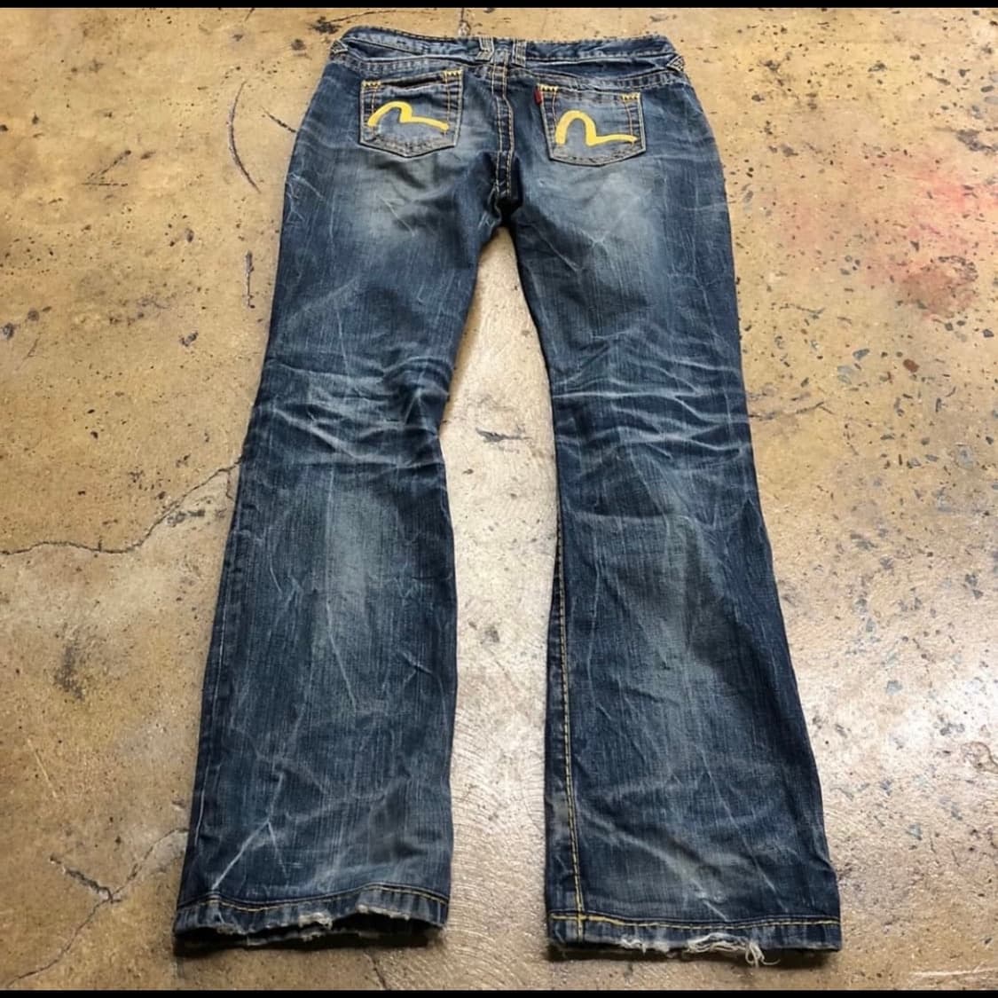 에비수 부츠컷 데님팬츠 상품이미지1