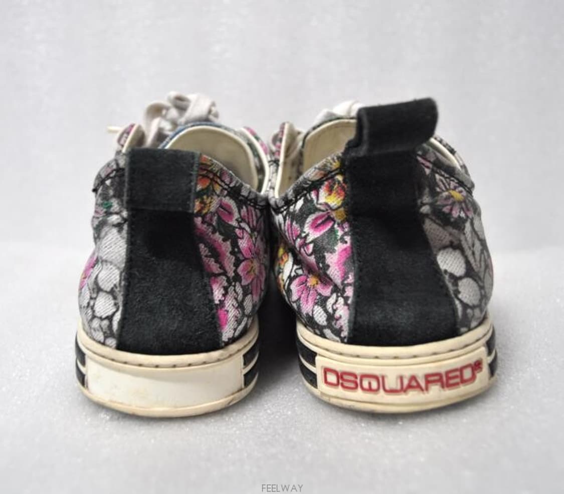 디스퀘어드/남성컨버스꽃무늬스니커즈(사이즈265) 상품이미지5