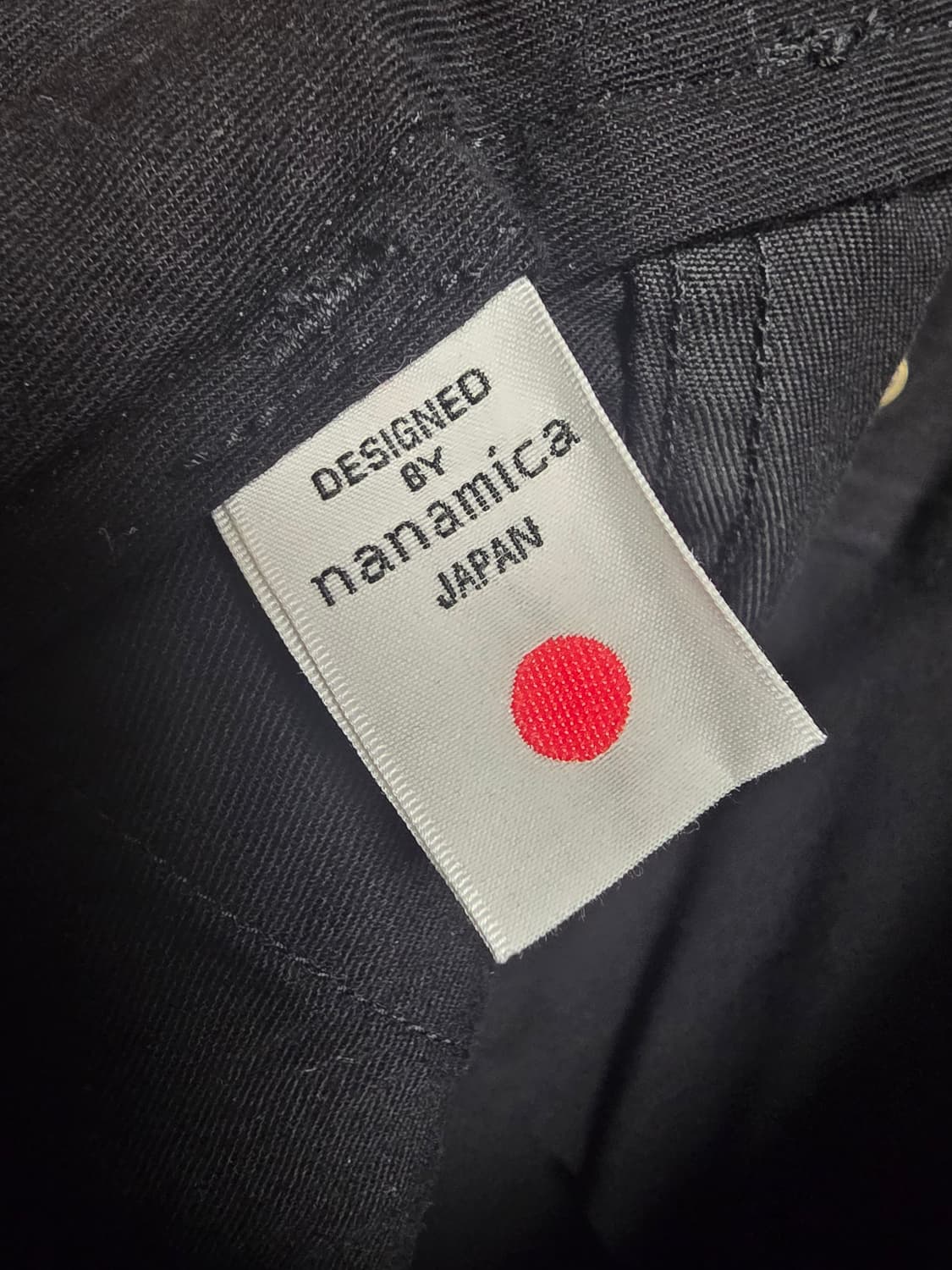 나나미카 와이드 치노 블랙 36사이즈 상품이미지4