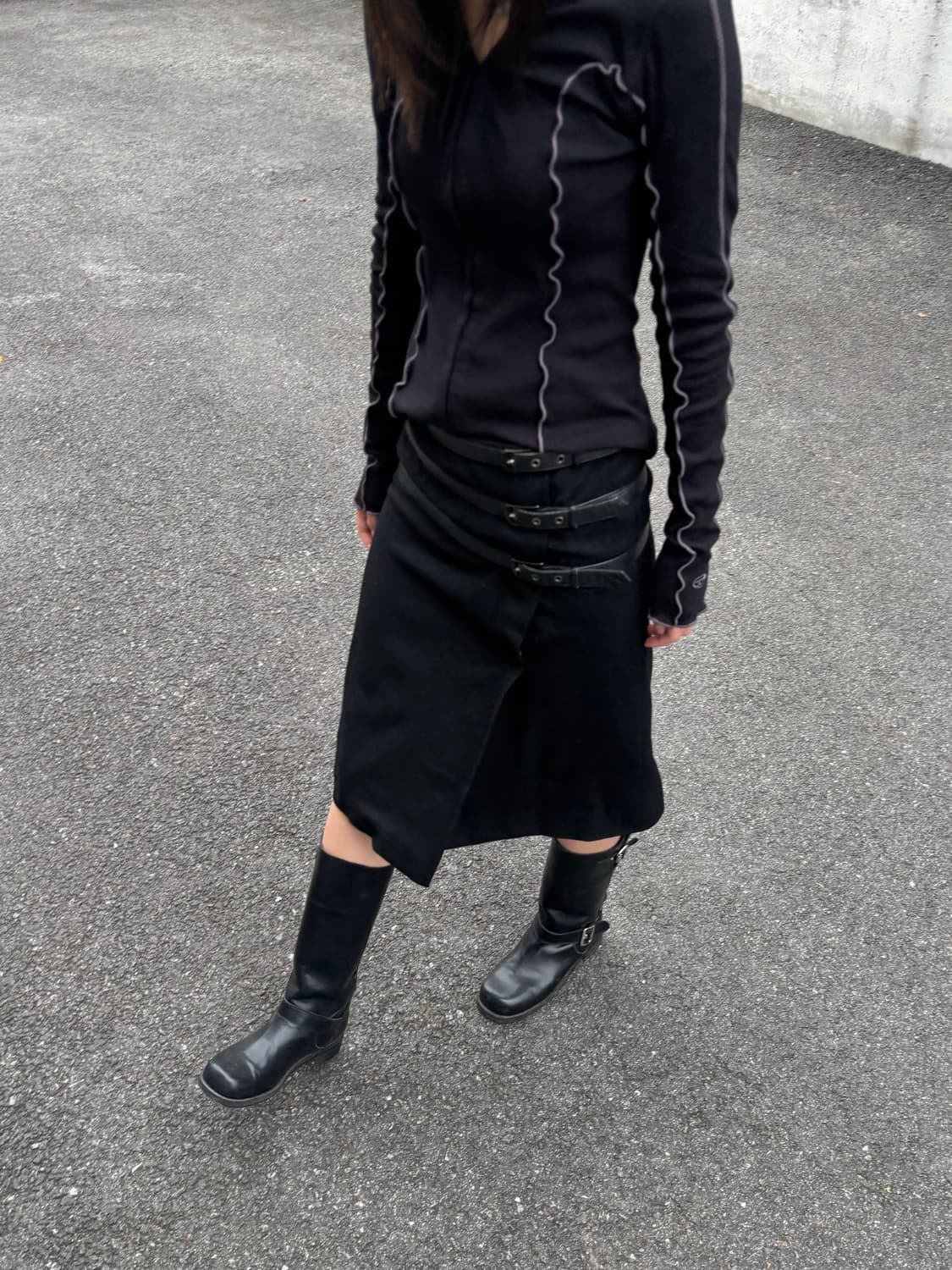 마이클코어스 벨티드 스커트 상품이미지3