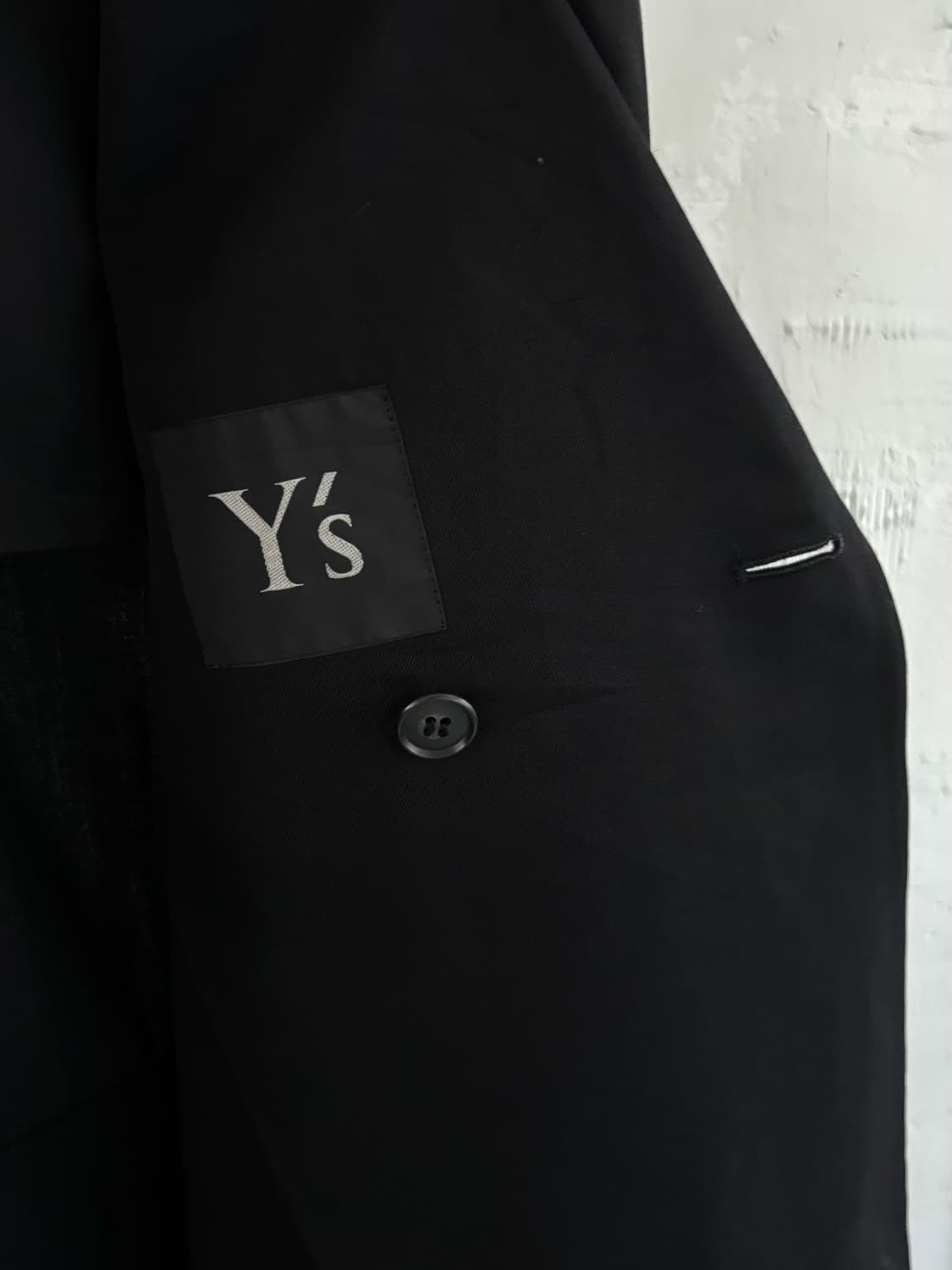 Y’s 요지야마모토 블랙 지퍼 디테일 블레이저 자켓 상품이미지6