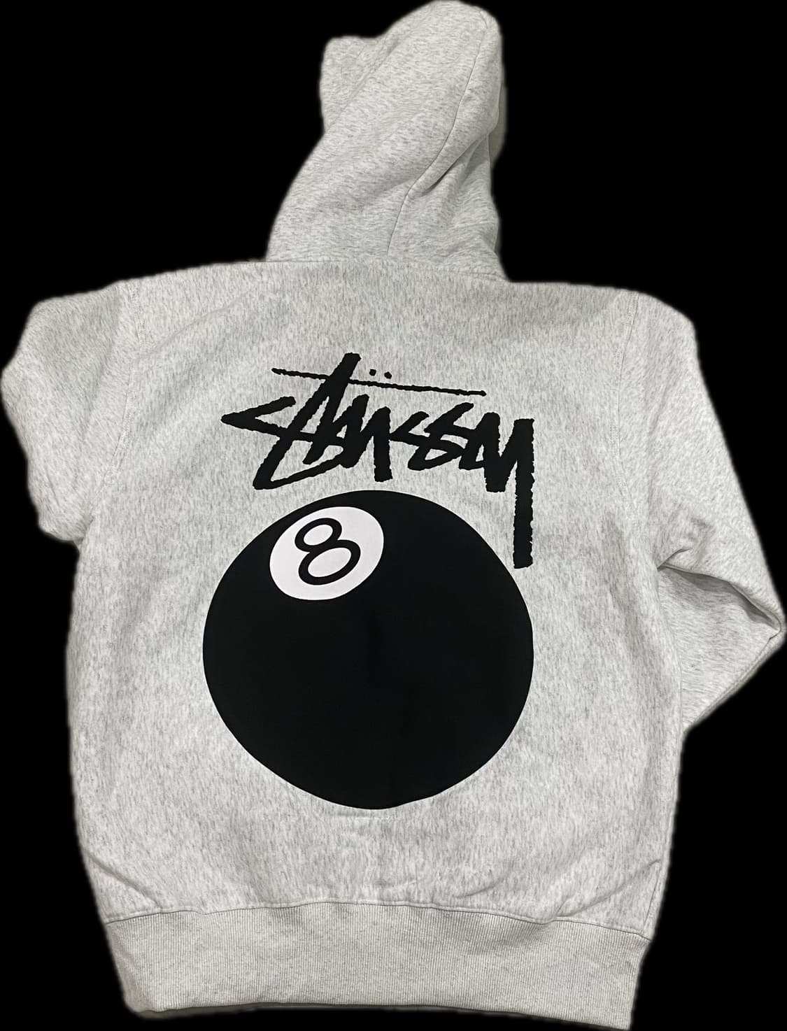 Stussy 8ball Zip Hoodie Ash Heather 상품이미지2