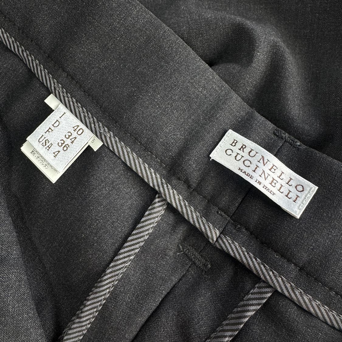 브루넬로 쿠치넬리 럭셔리 울 트라우저 상품이미지2