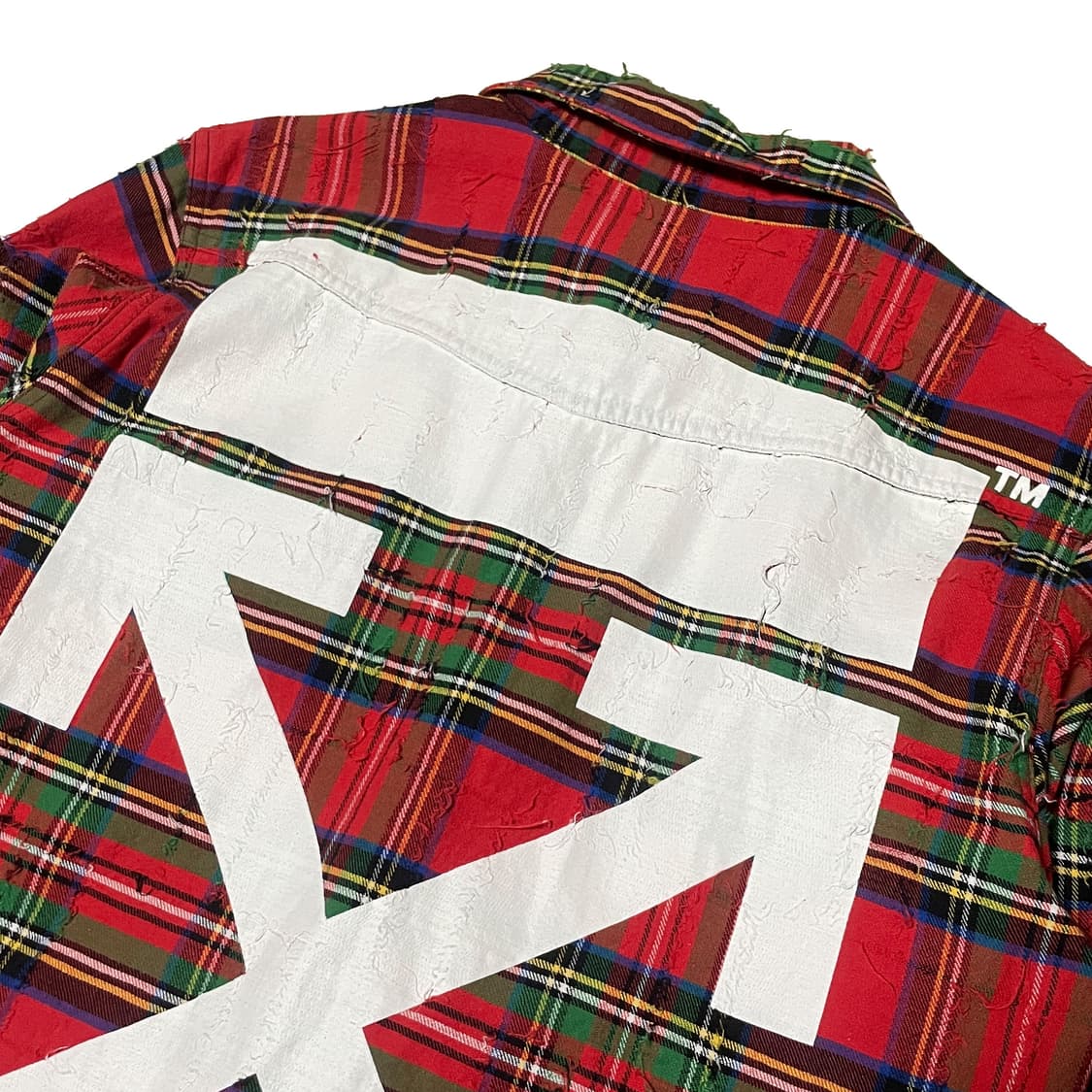 17FW 오프화이트 에로우 플란넬 체크 셔츠 상품이미지5