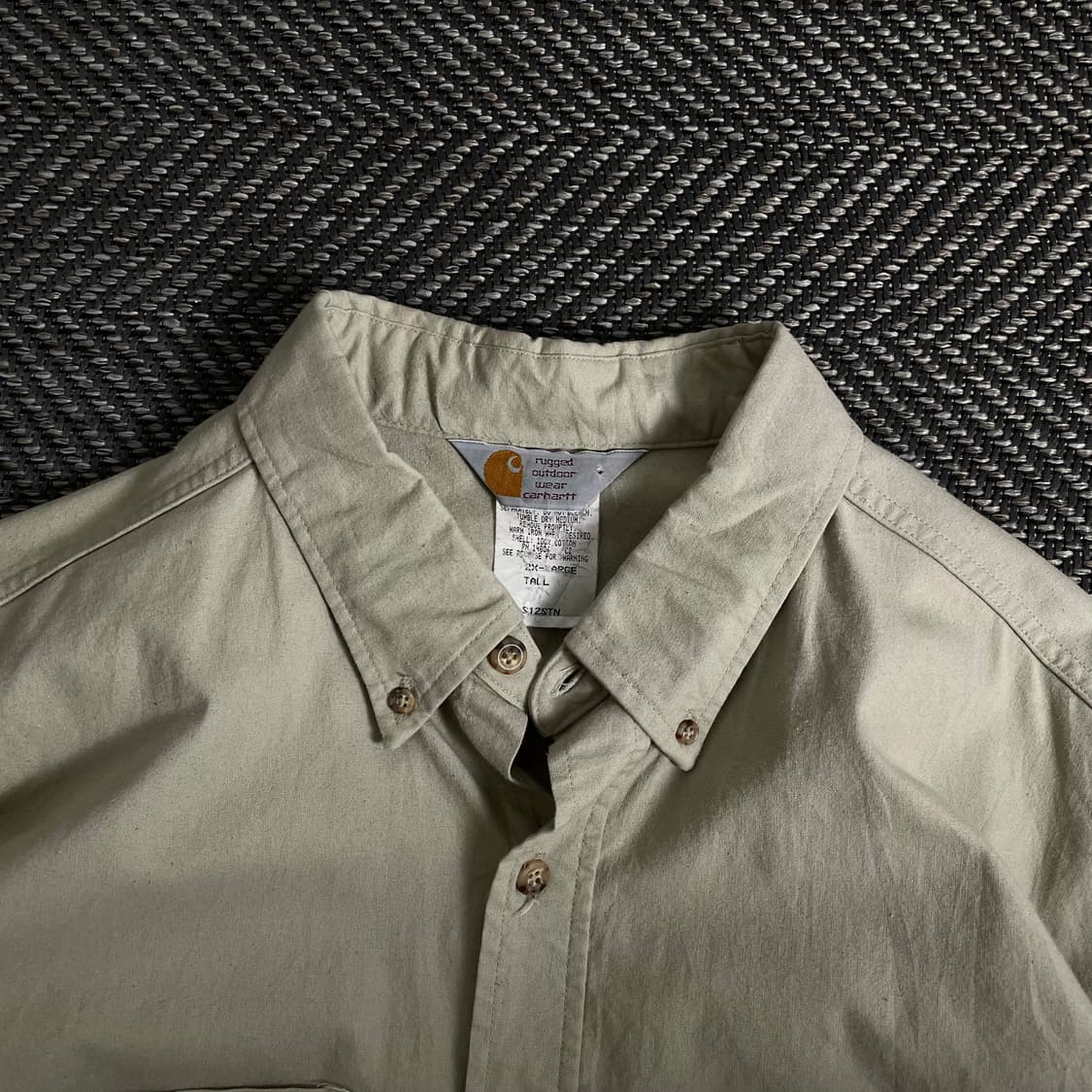 칼하트 USA 오리지날 패치로고 박시핏 워크 셔츠y 3124 상품이미지5
