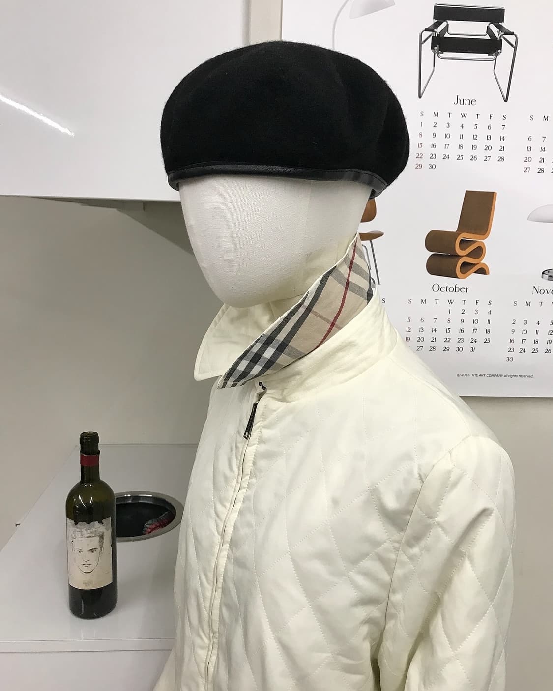 버버리 아이보리 투웨이 퀼팅 자켓 상품이미지9