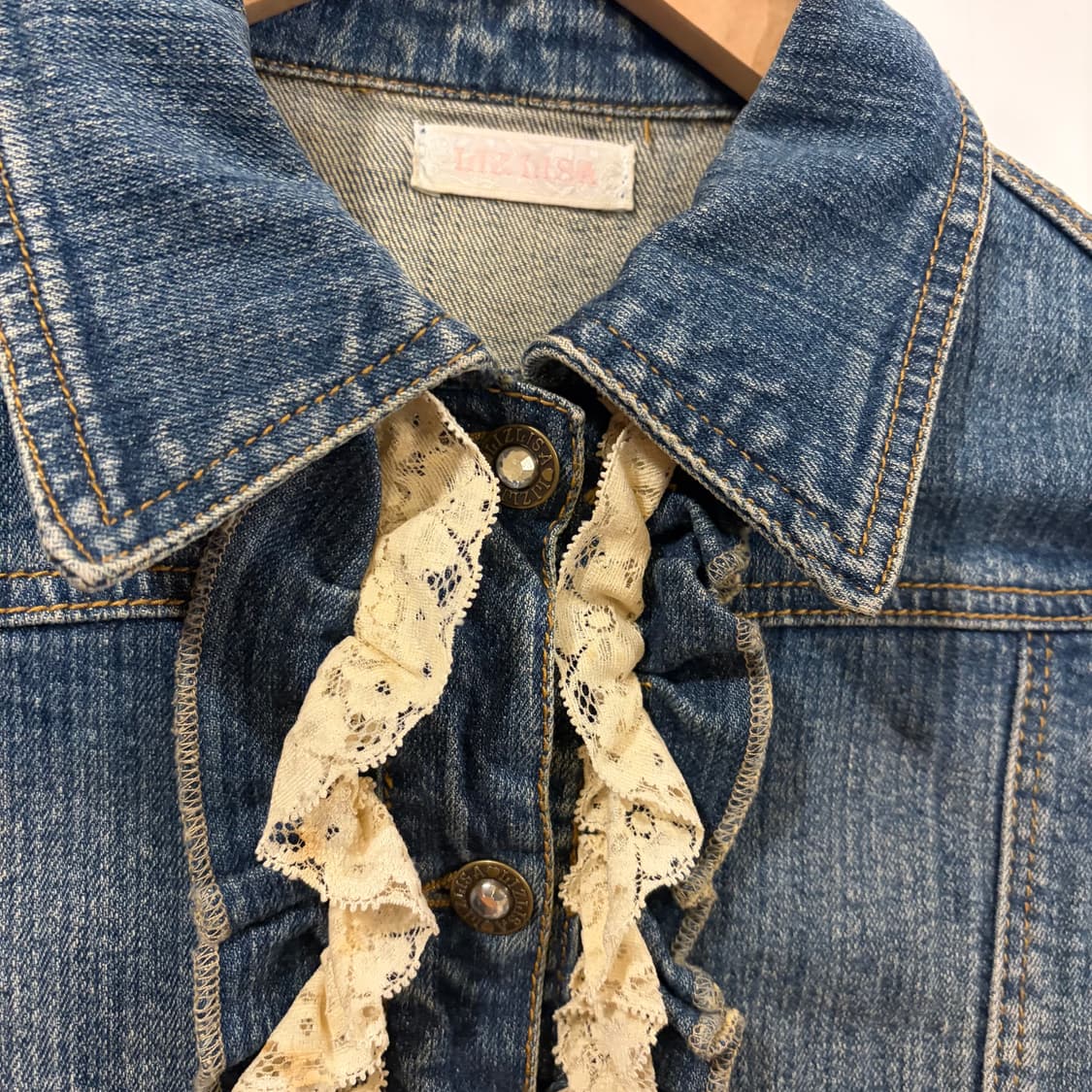 리즈리사 레이스 숏청자켓 상품이미지3