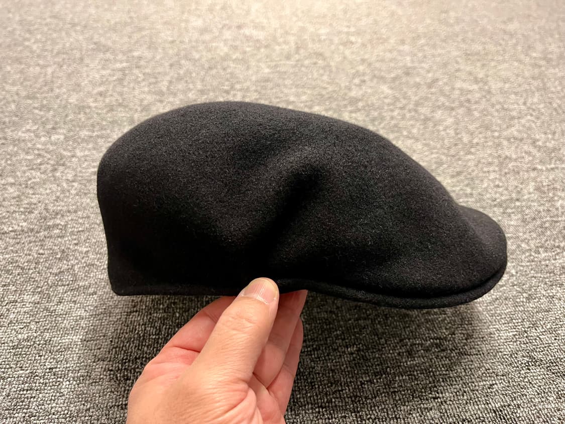 캉골 울 헌팅캡 504 블랙  상품이미지3