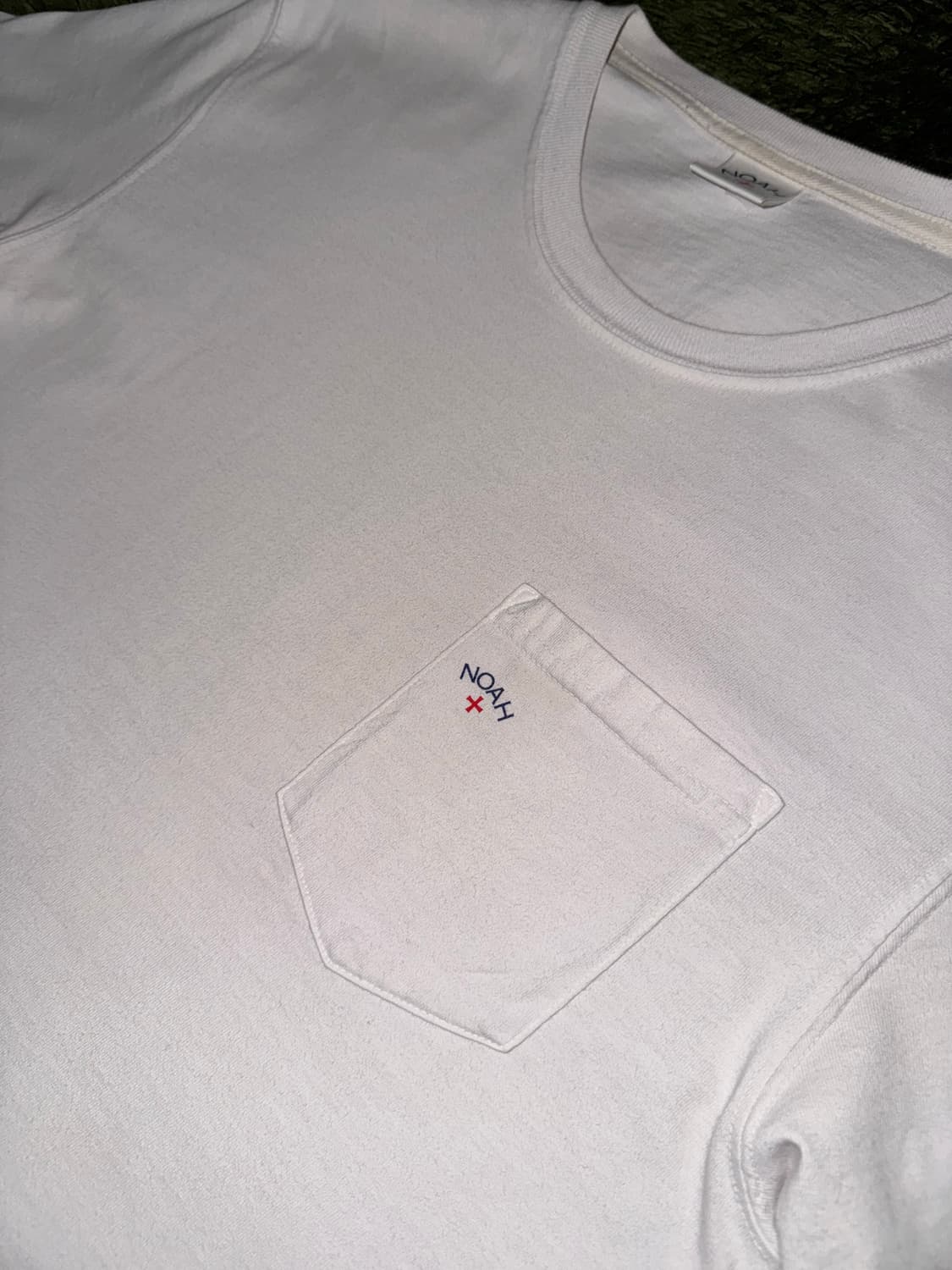 [M] NOAH 노아 MADE IN USA 포켓 티셔츠 화이트 상품이미지2