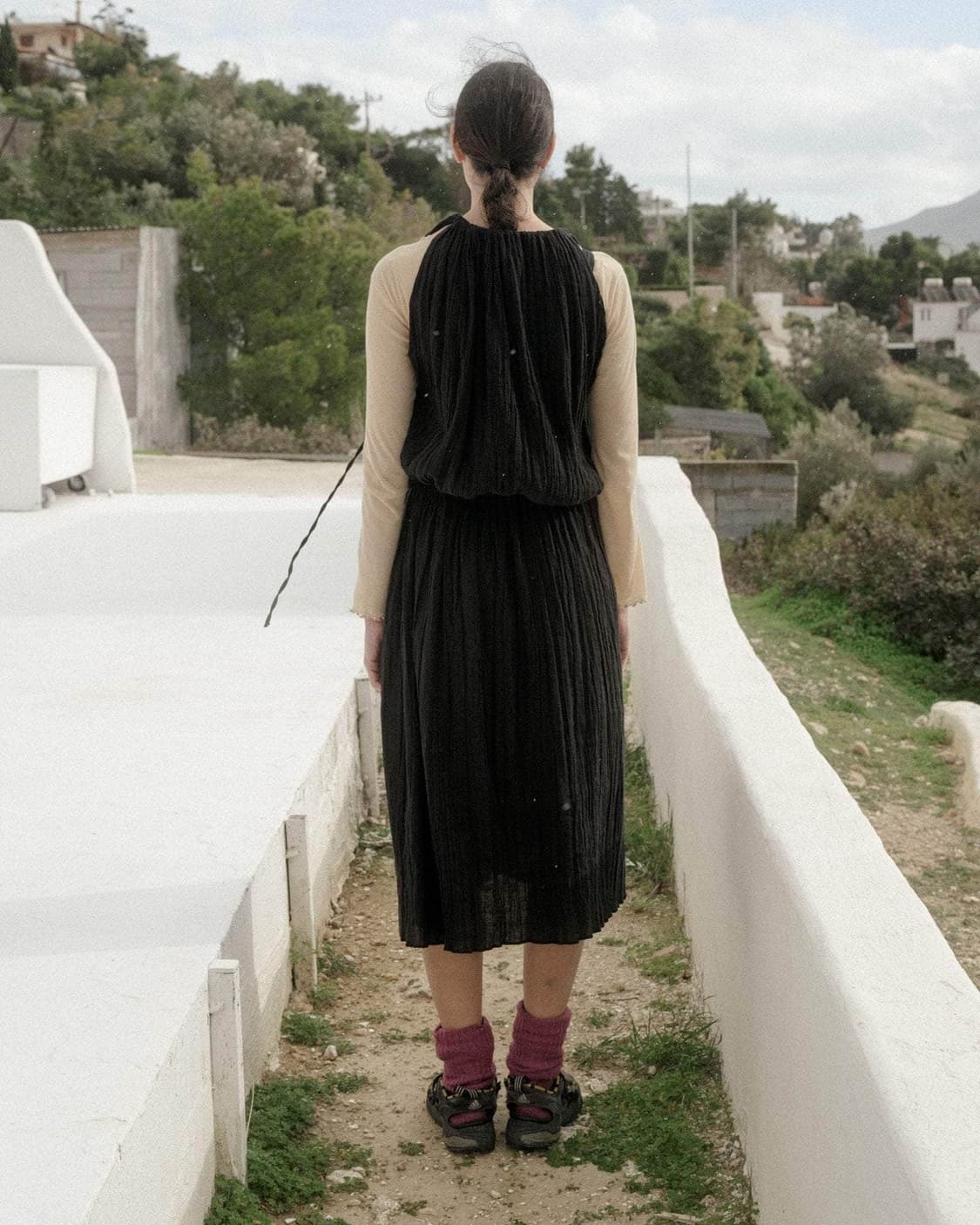 Baserange Diph dress / Black 상품이미지2