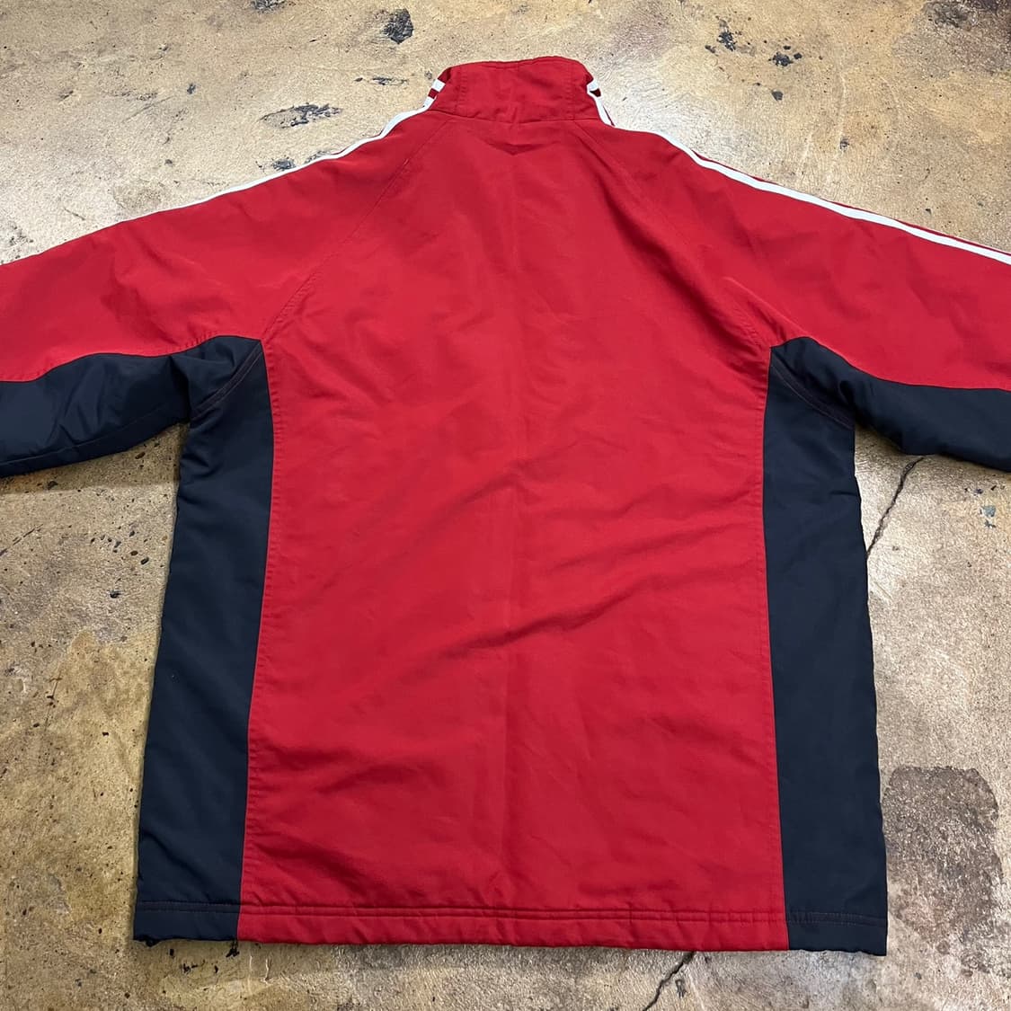 [정품/100] 아디다스 빨간색 검정색 트랙 자켓 b16 상품이미지4