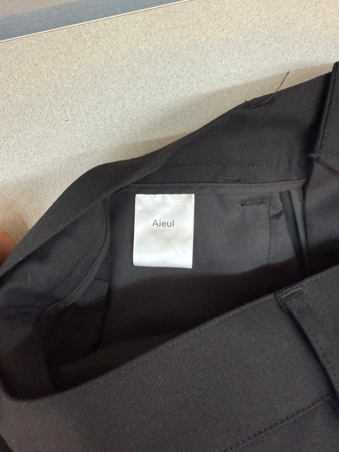 aieul 아이엘 pieter trousers 블랙 50사이즈 상품이미지8
