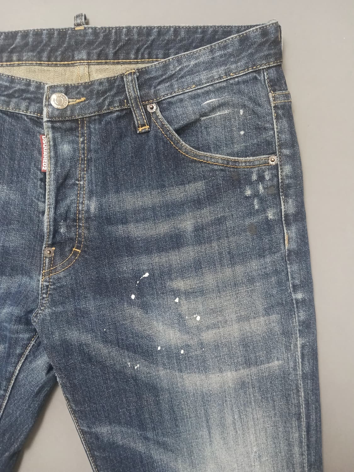 [32] 디스퀘어드2 녹워싱 슬림진 청바지 상품이미지4