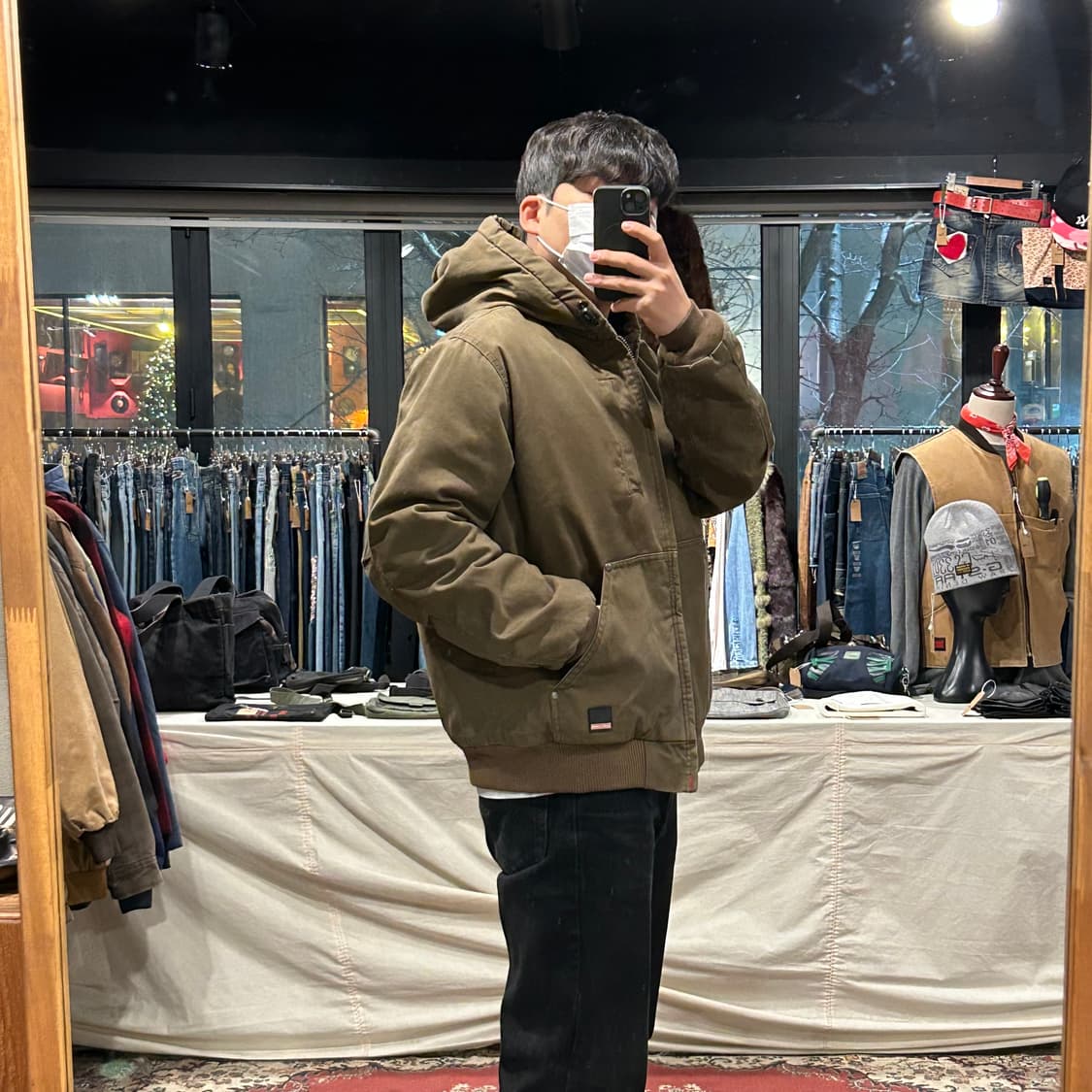 L) 크래프트맨 워크웨어 덕캔버스 액티브 자켓 브라운 상품이미지10