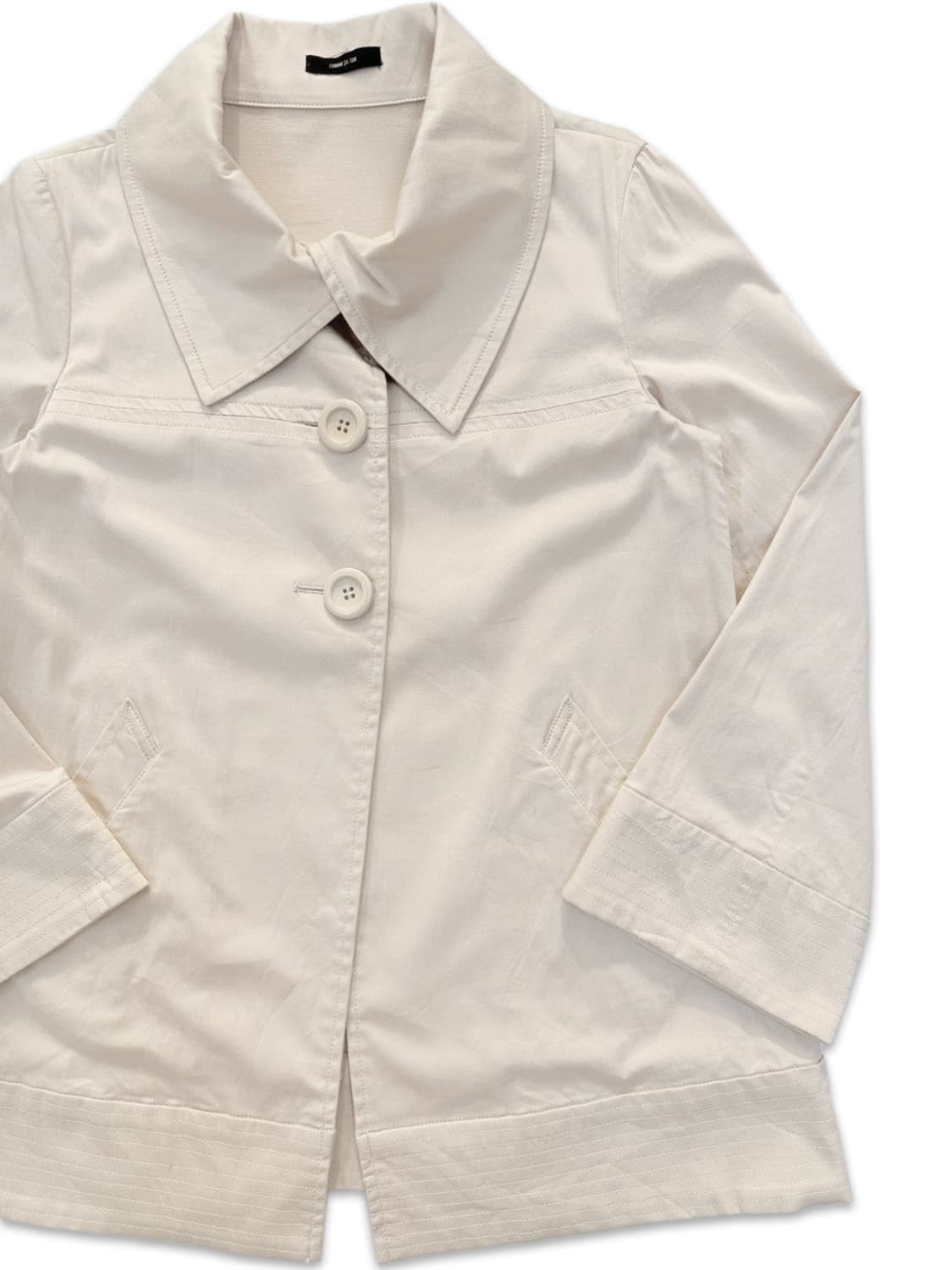 빈티지 Comme Ca Ism 아이보리 플레어 싱글 자켓 상품이미지2