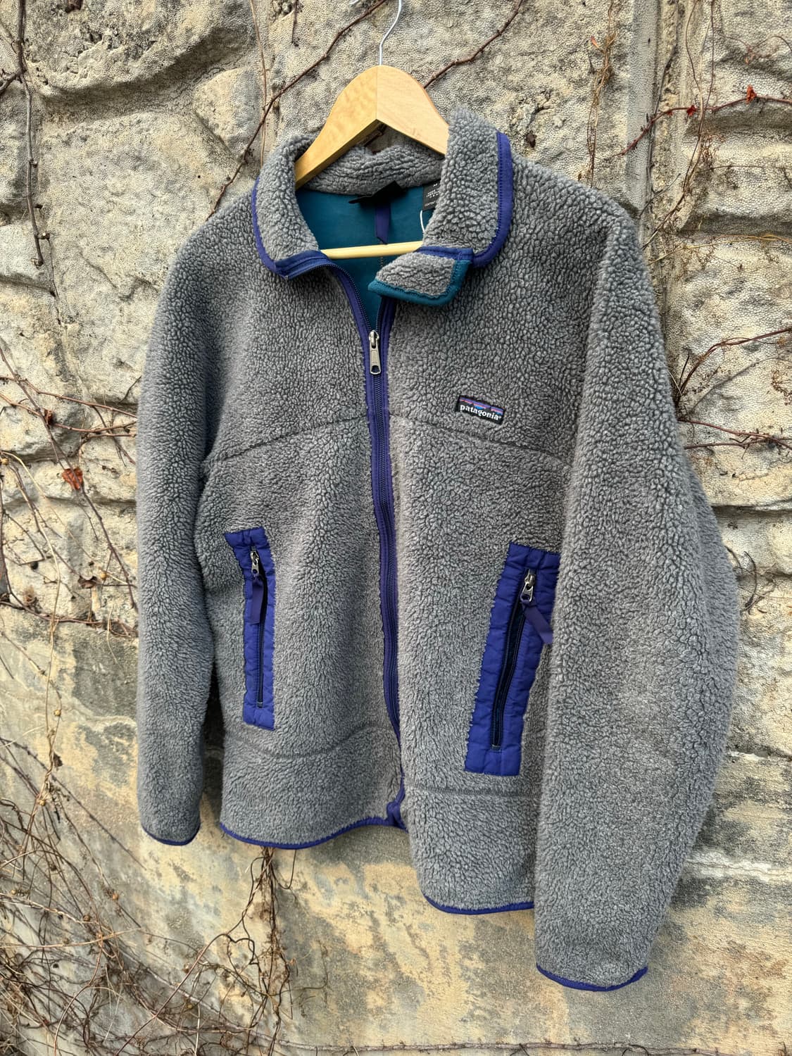 90s 파타고니아 usa 레트로 x pef 파일 플리스 후리스 자켓 상품이미지4