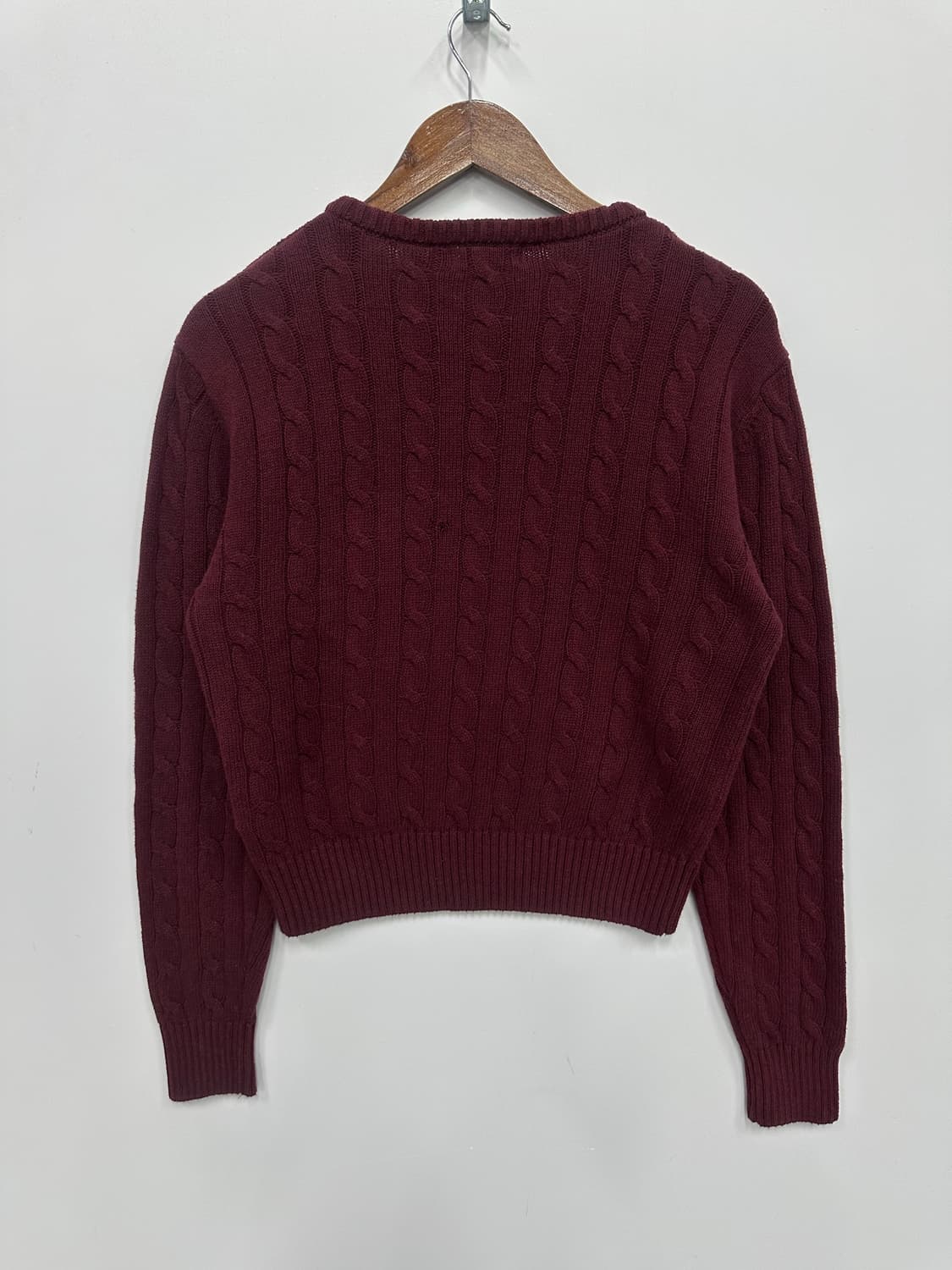 폴로 버건디 니트  상품이미지5