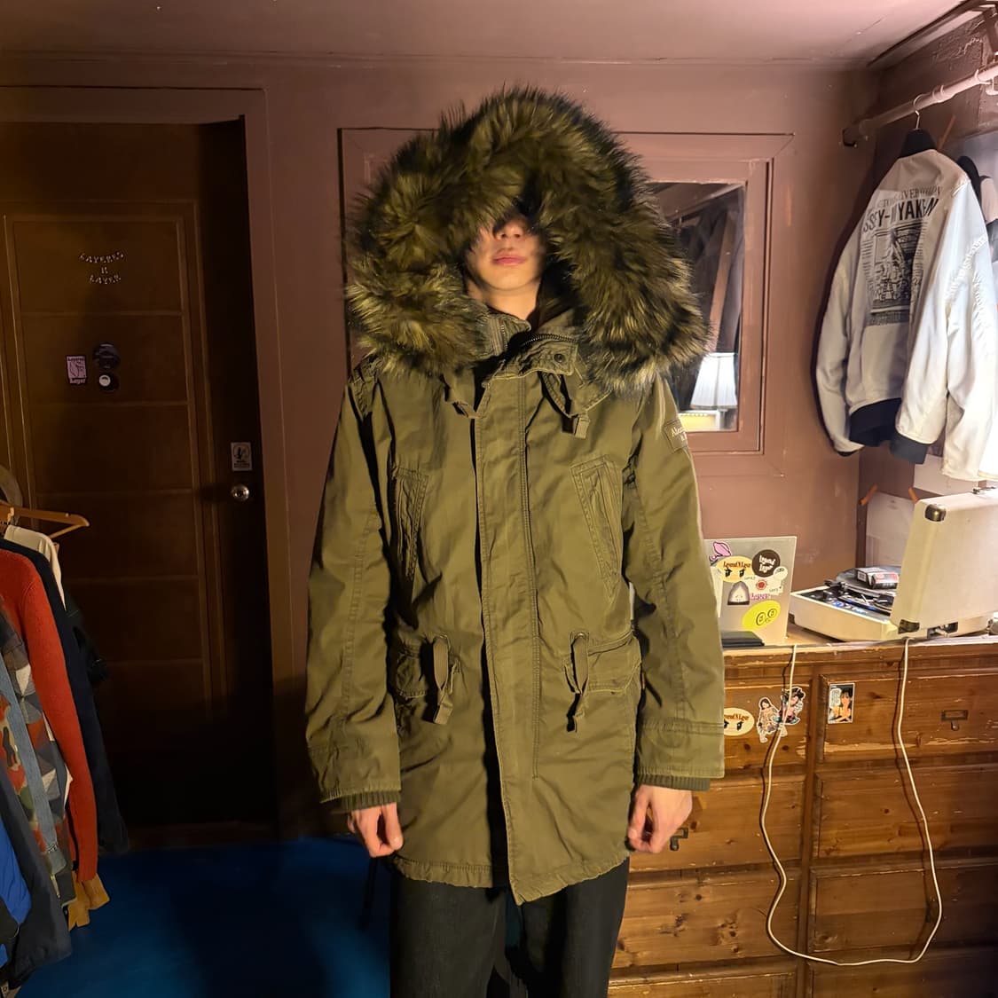 ABERCROMBIE FUR MILITARY  JACKET 상품이미지2