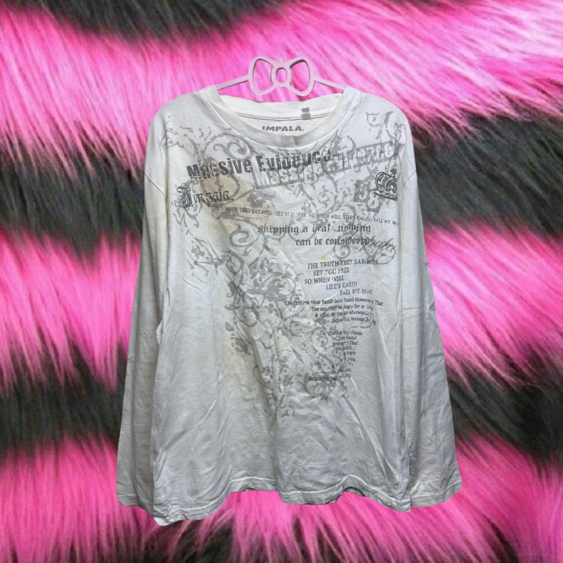 y2k 펑크 핀터깔 롱슬리브 상품이미지1