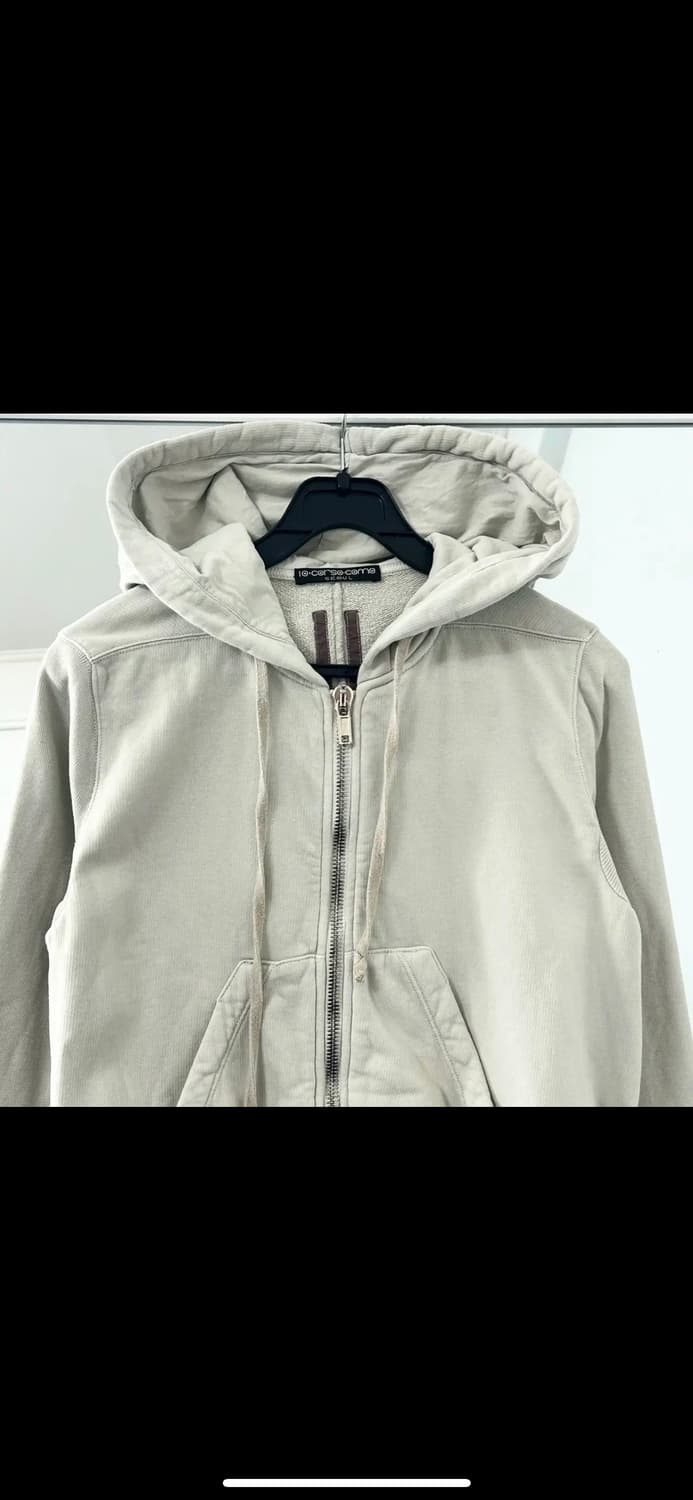 릭오웬스 다크쉐도우 크롭 후드 집업 상품이미지3