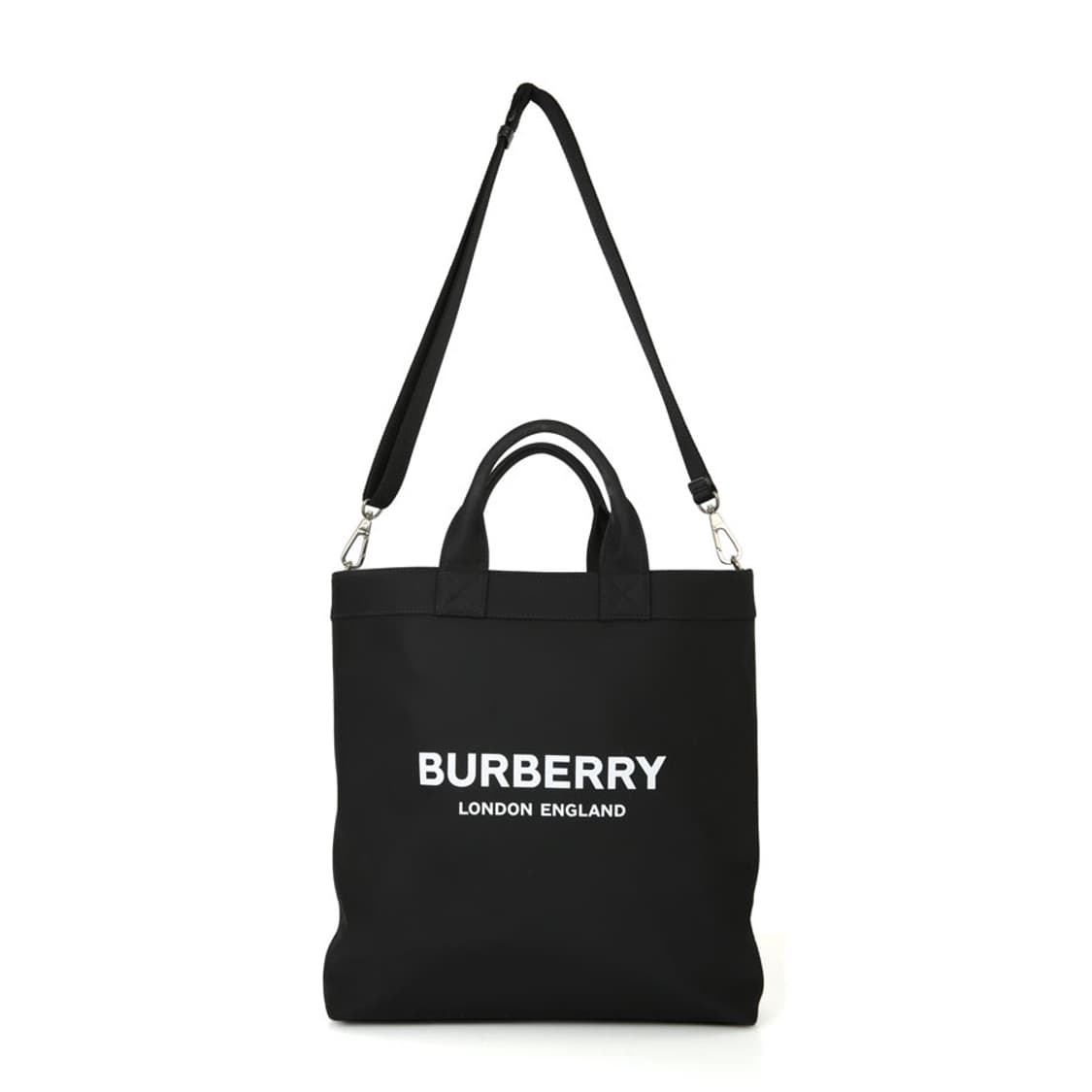 버버리 로고 프린트 나일론 토트백 8026233 블랙크로스 상품이미지5