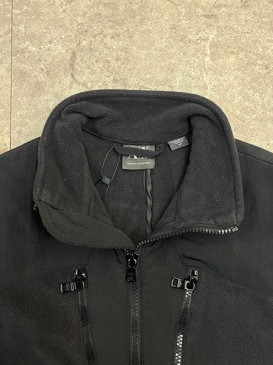아르마니 익스체인지 플리스 자켓 블랙 S #csz3739 상품이미지5