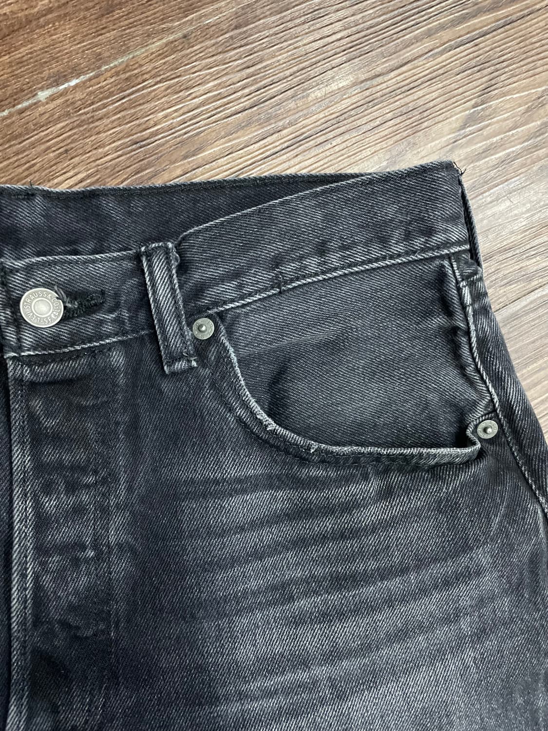 리바이스 501 흑청팬츠 상품이미지6