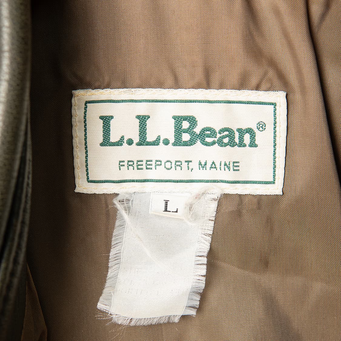 [110] 80s~ L.L.BEAN A-2 레더 플라이트 자켓 브라운 상품이미지8