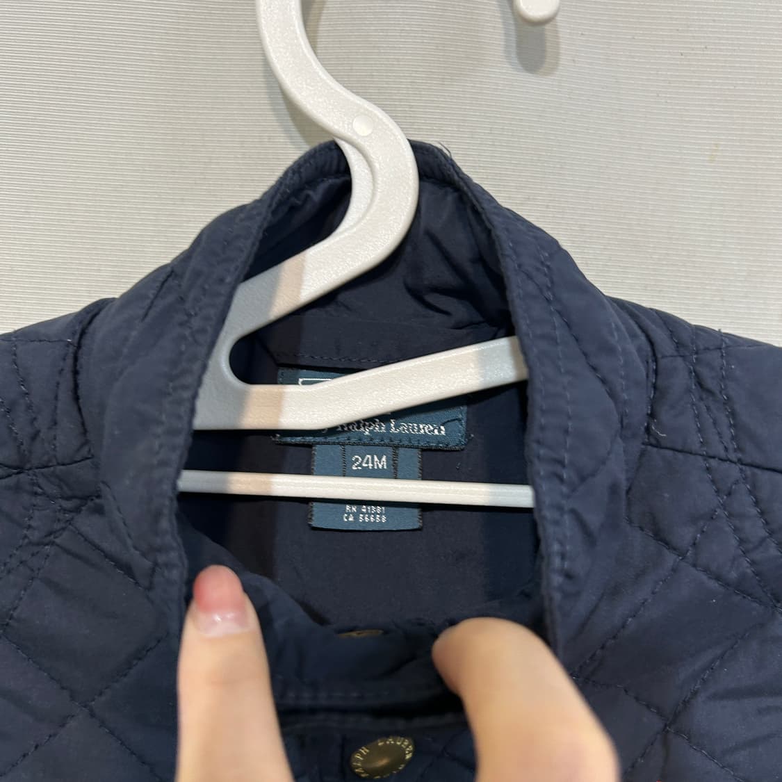 폴로 랄프로렌 키즈 퀄팅 자켓 24개월 상품이미지2