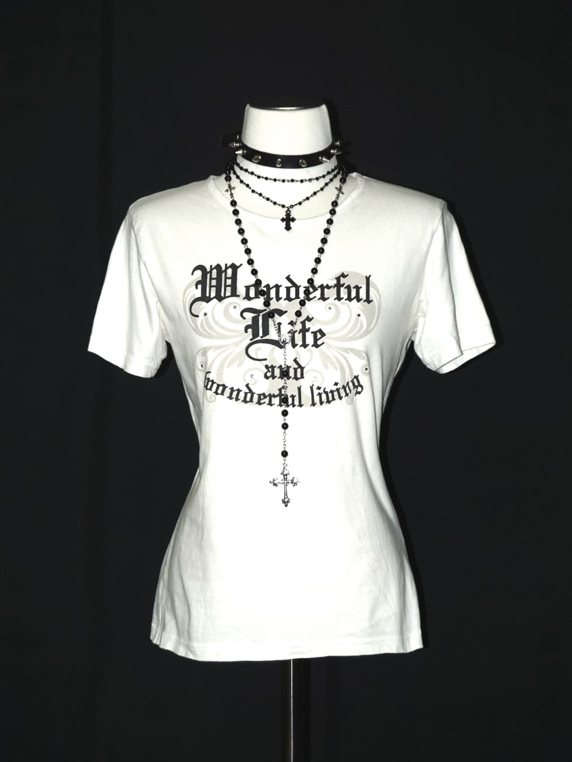 y2k gothic lettering t  상품이미지1