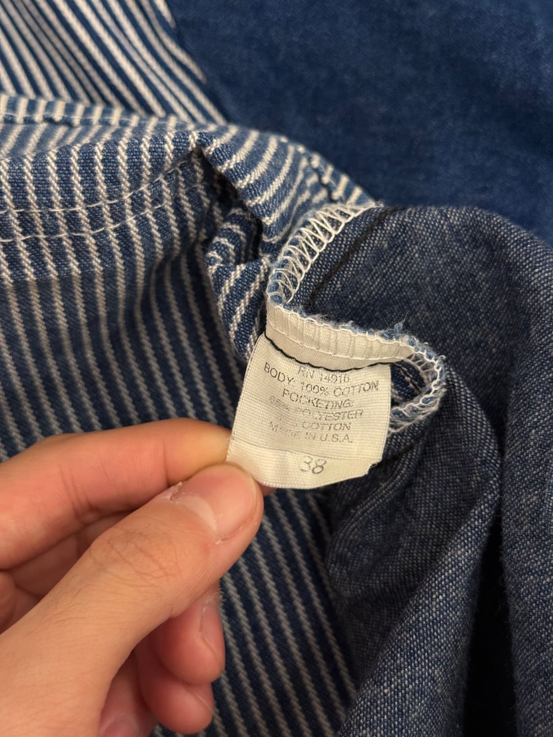 L) USA Pointer Brand Hickory Stripe Chor 상품이미지9