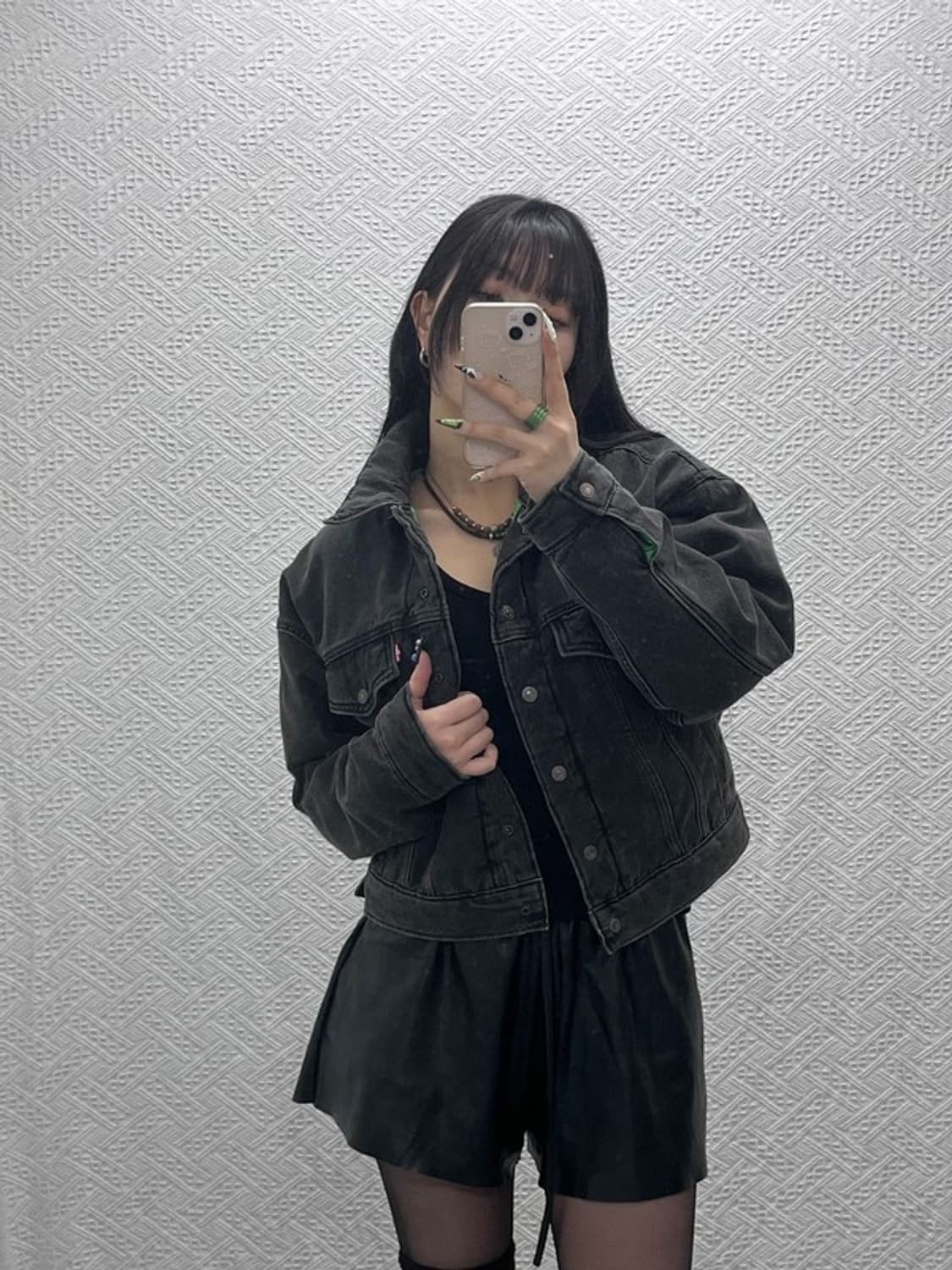 리바이스 올드스쿨 트러커 네온 누빔 데님 워크 자켓 M C08849 상품이미지2