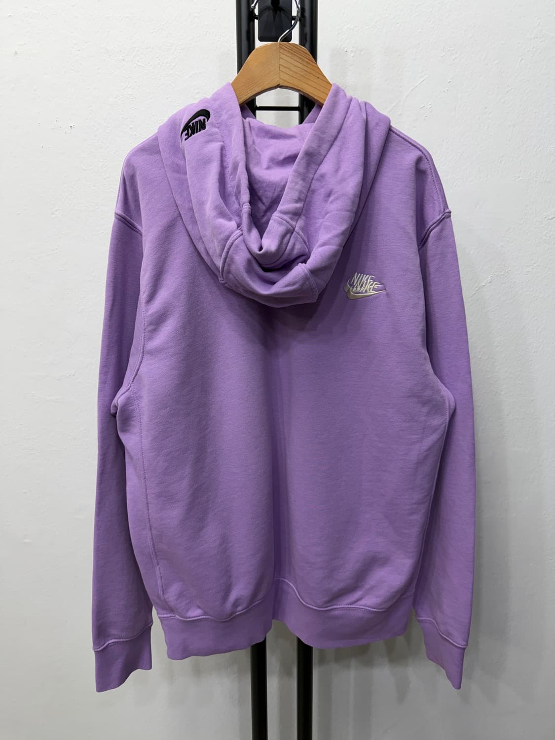 정품) 나이키 더블 스우시 후드티 퍼플 M 상품이미지4
