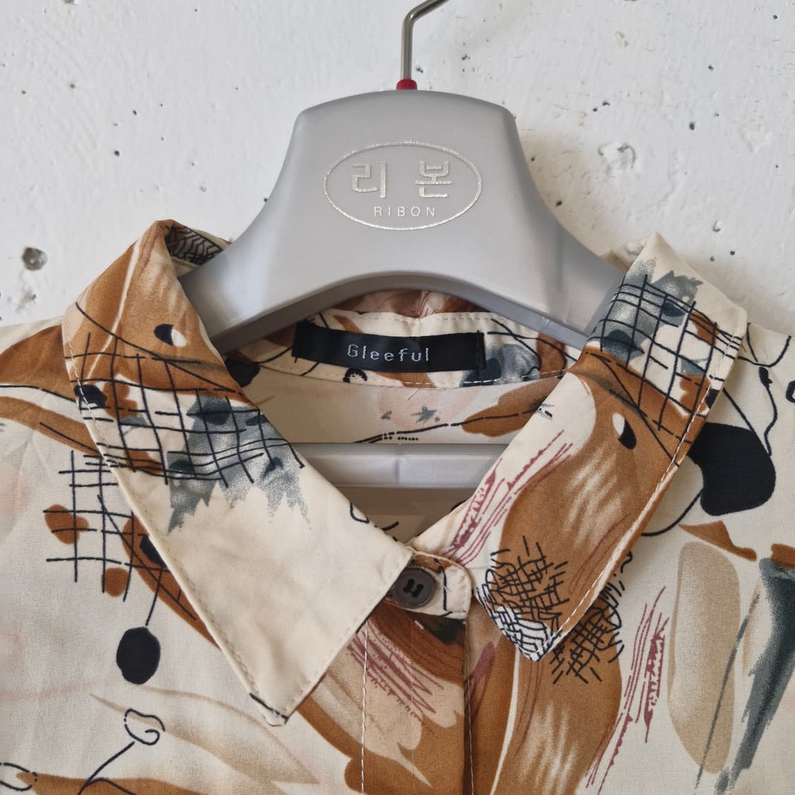 일본 빈티지 패턴 셔츠 2xl 새상품급 상품이미지2